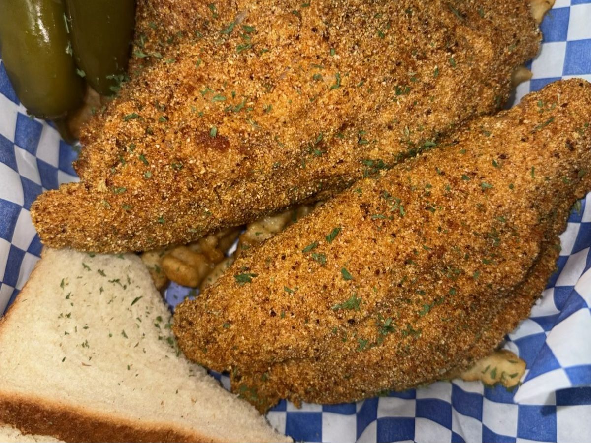 2 Piece Catfish/w Fries.