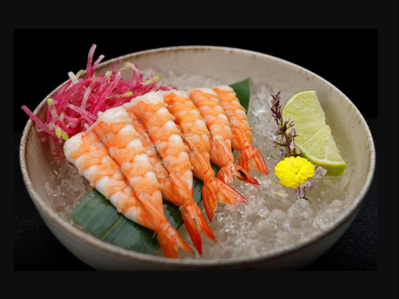 Ebi Sashimi.