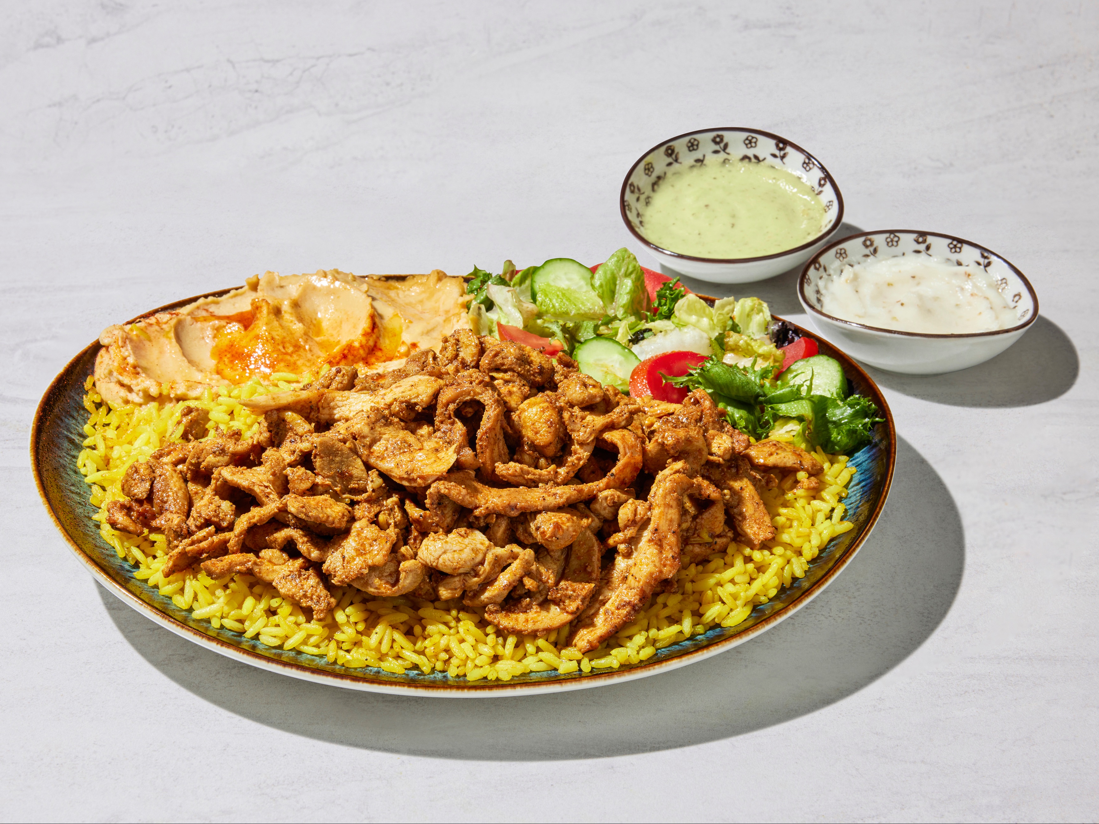 Chicken Shawarma Plate.