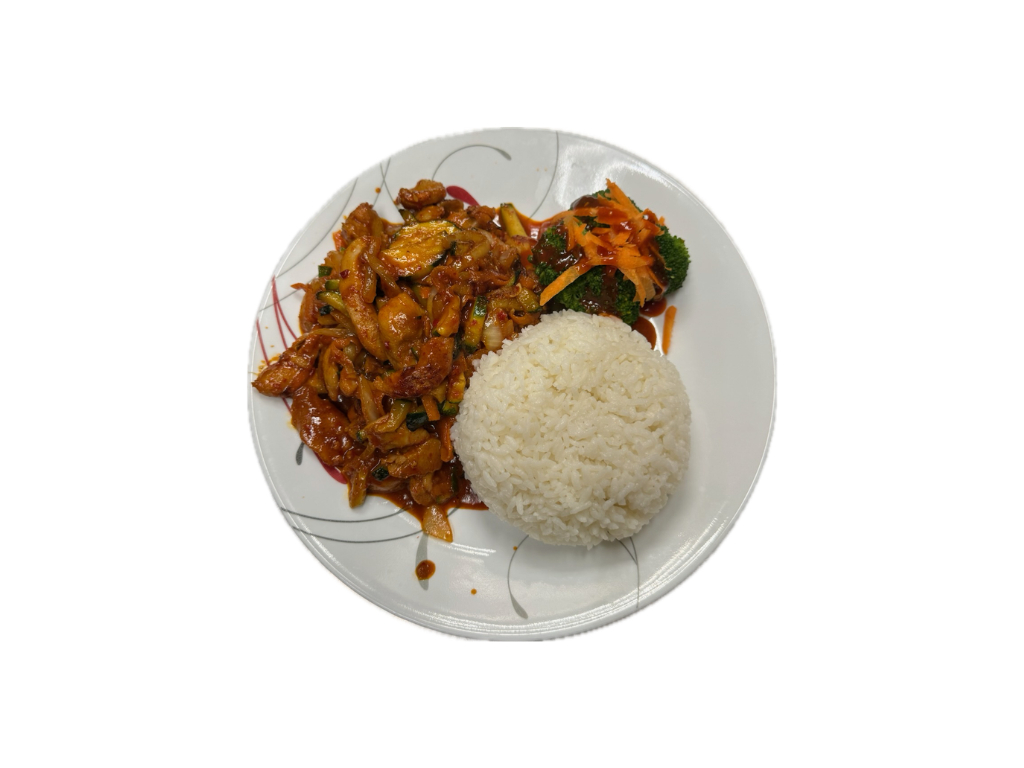 Jeyook Spicy Chicken (Rice Plate).