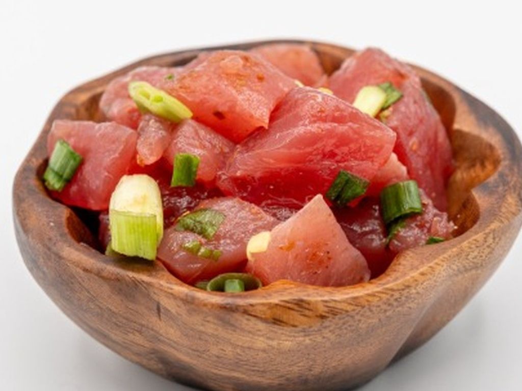 Hawaiian Ahi Poke from Yama's Fish Market — Our Hawaiian ahi poke let's you enjoy the true quality and freshness of sashimi grade poke with slight pinch of Hawaiian salt and green onions. Click for available sizes/pricing