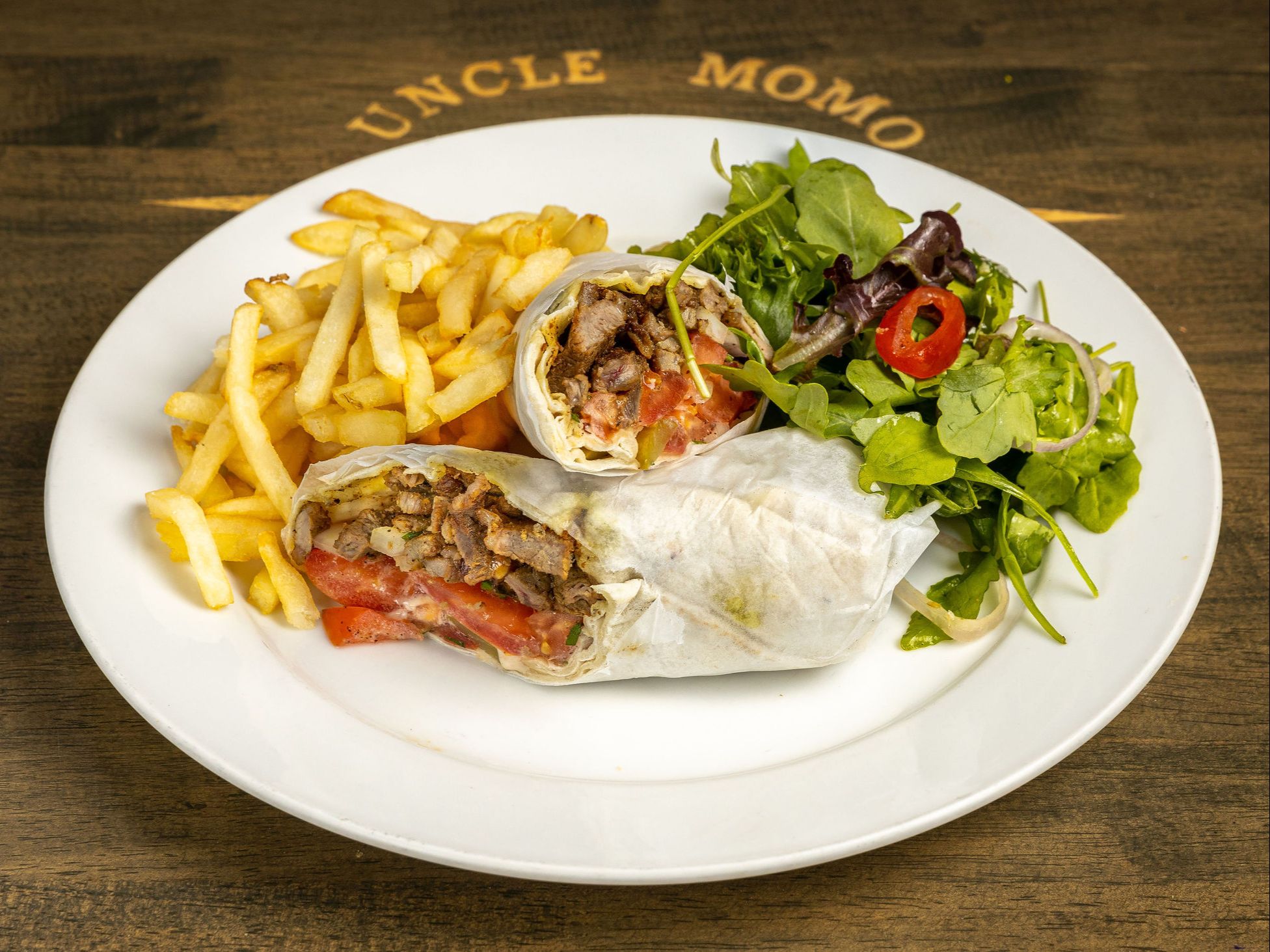 Beef Shawarma Sandwich.