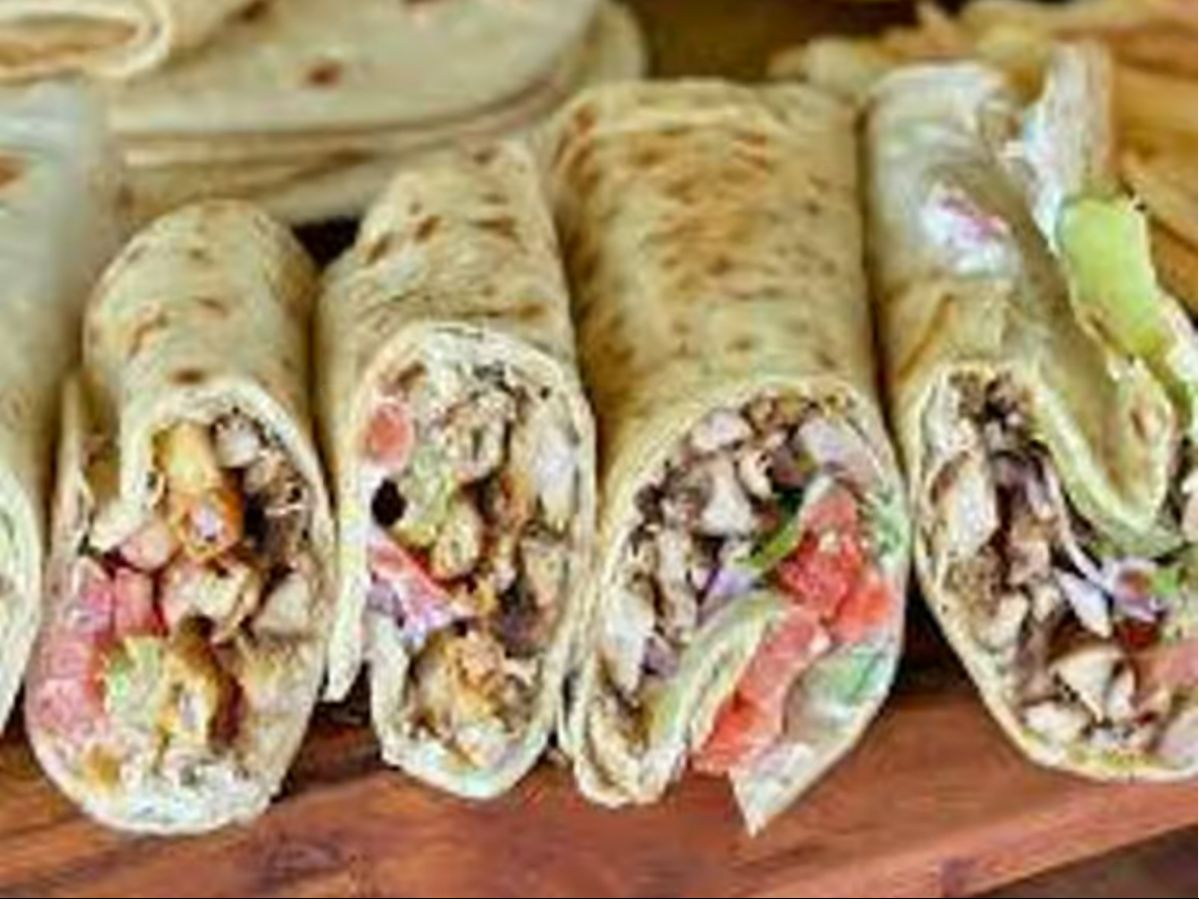 Chicken Shawarma Wrap.