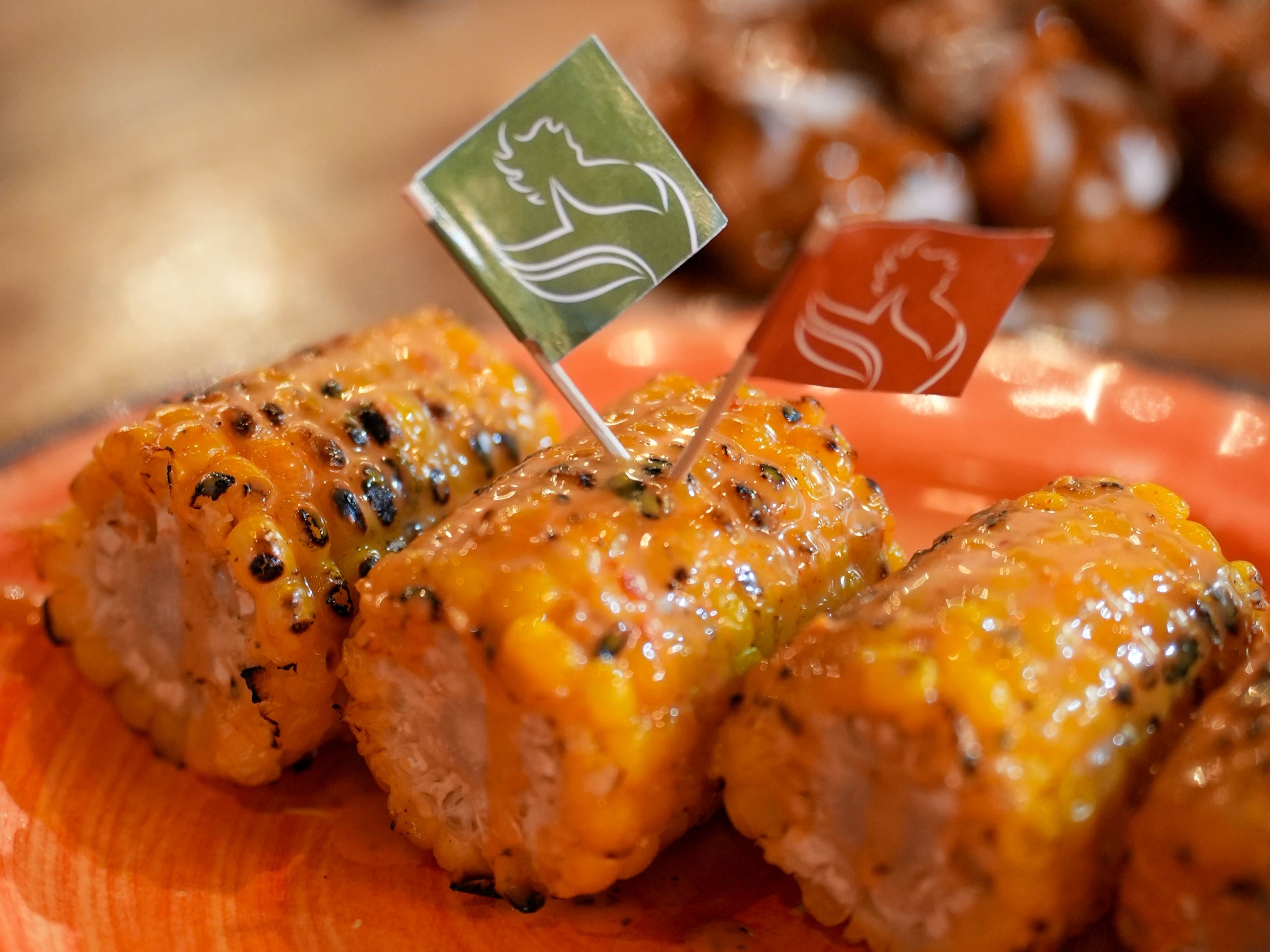 Flame-Grilled Corn On The Cob.
