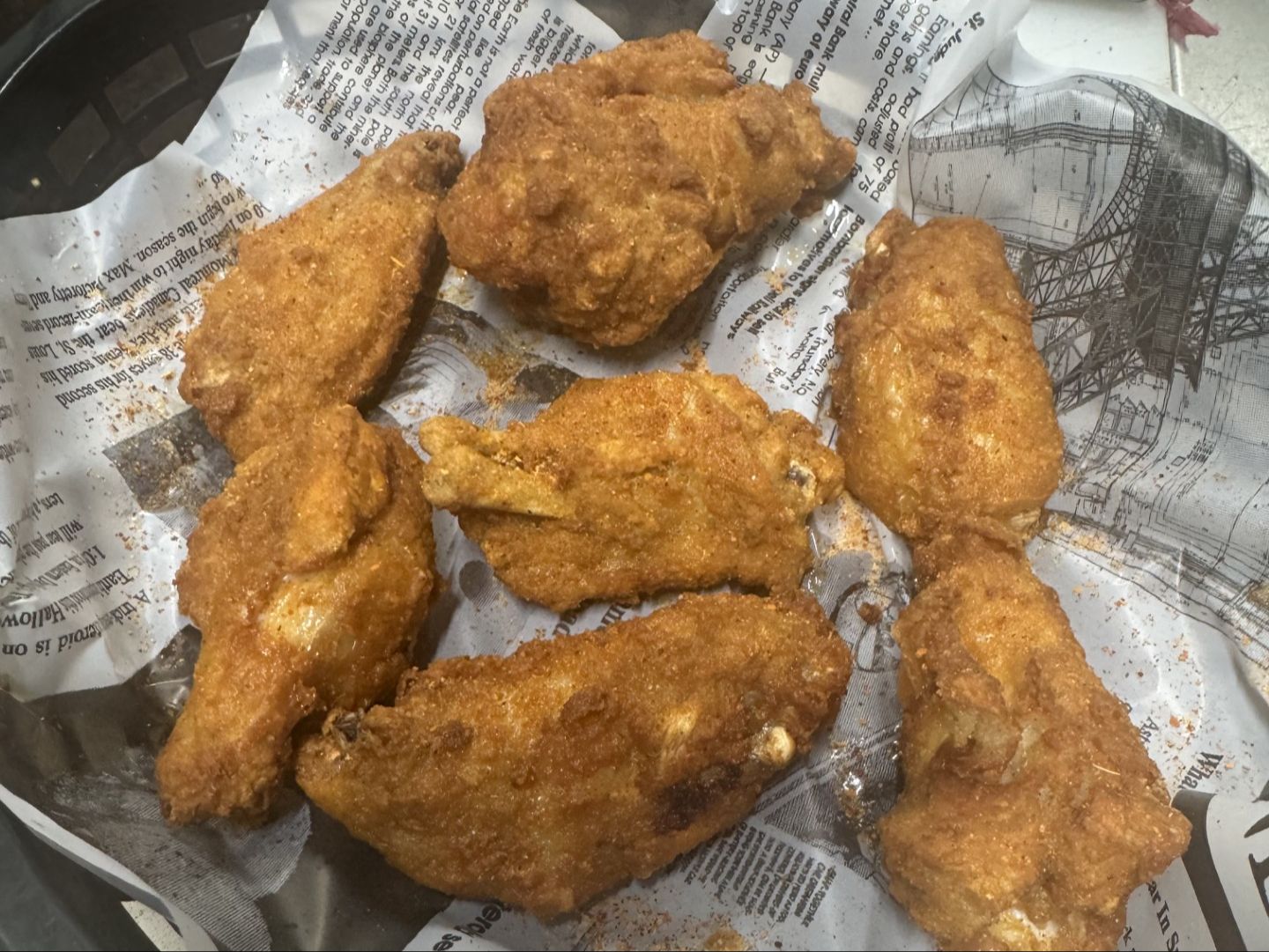 Breaded Chicken Wings (50 Pc).