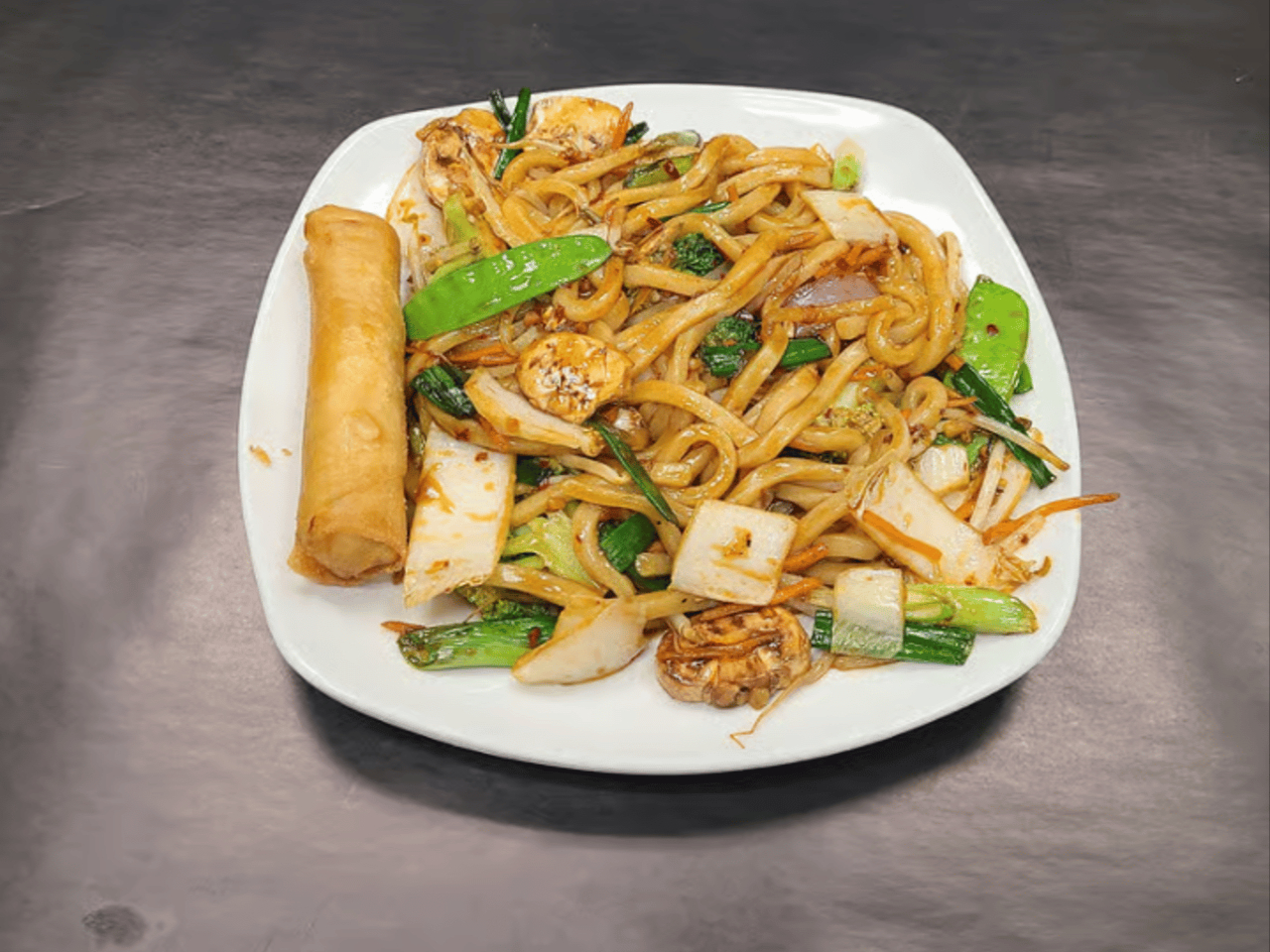 L-Vegetable Mandarin Noodles.