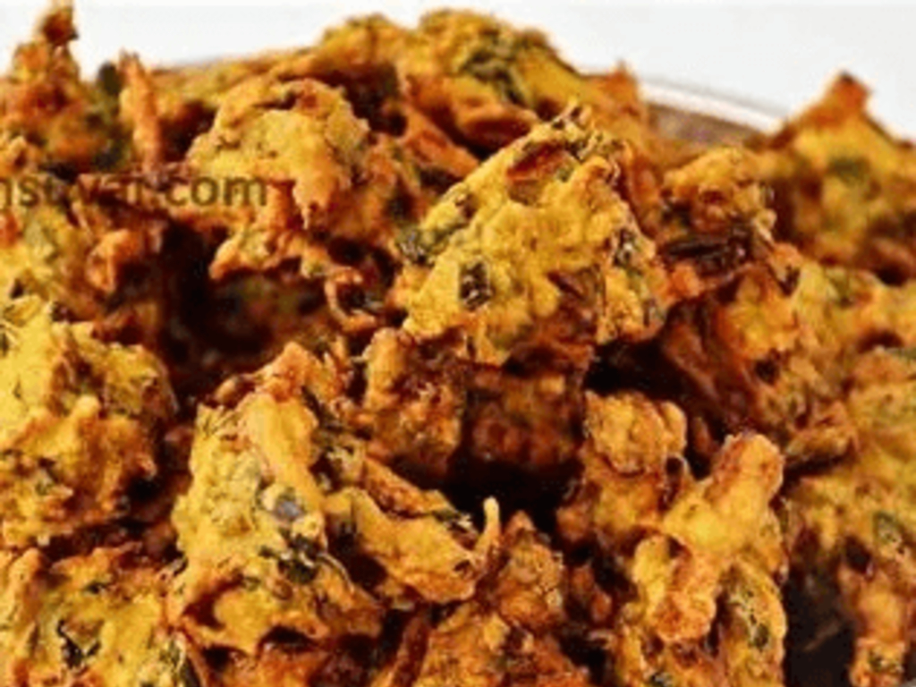 Spinach Pakoda.