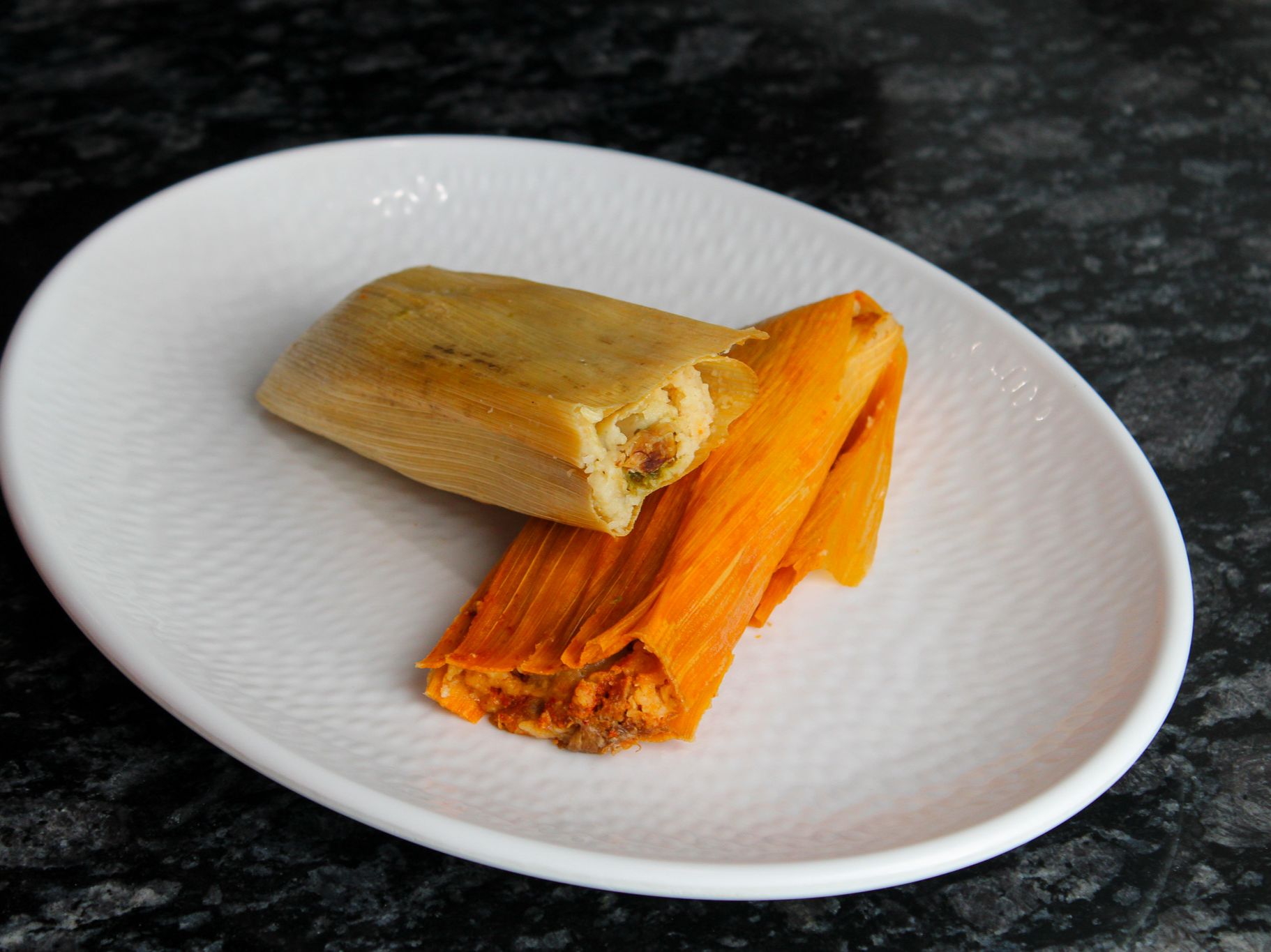 Tamal Rojo (Pork).