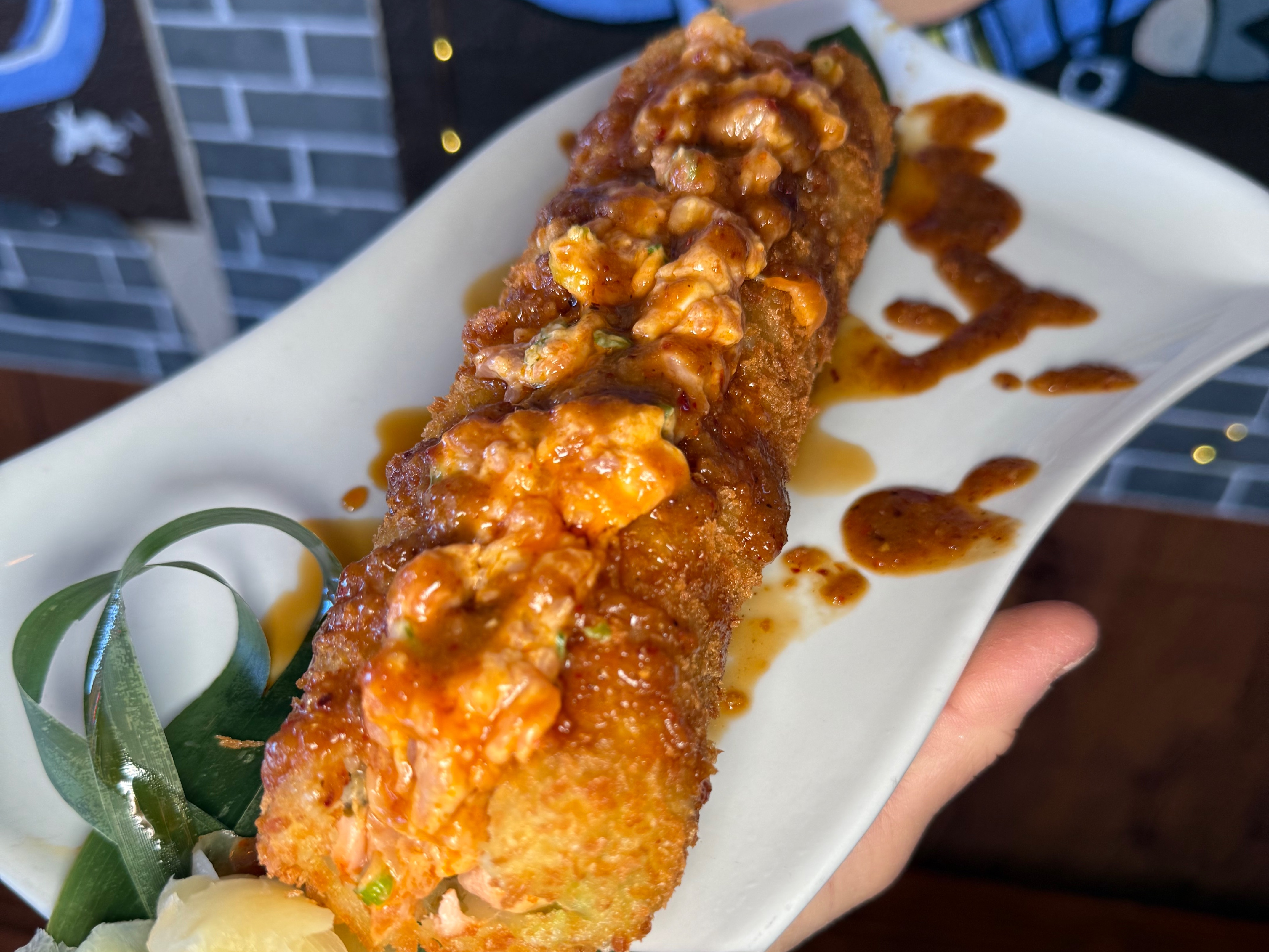 TOKYO BOMB BURRITO ROLL.