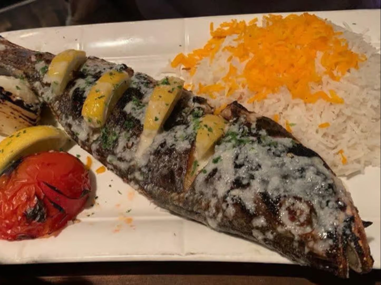 Whole Striped Bass.