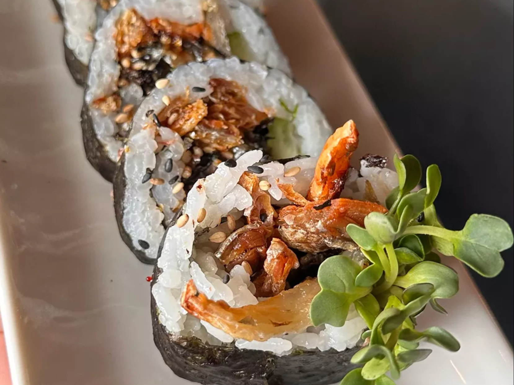 Salmon Skin Roll.