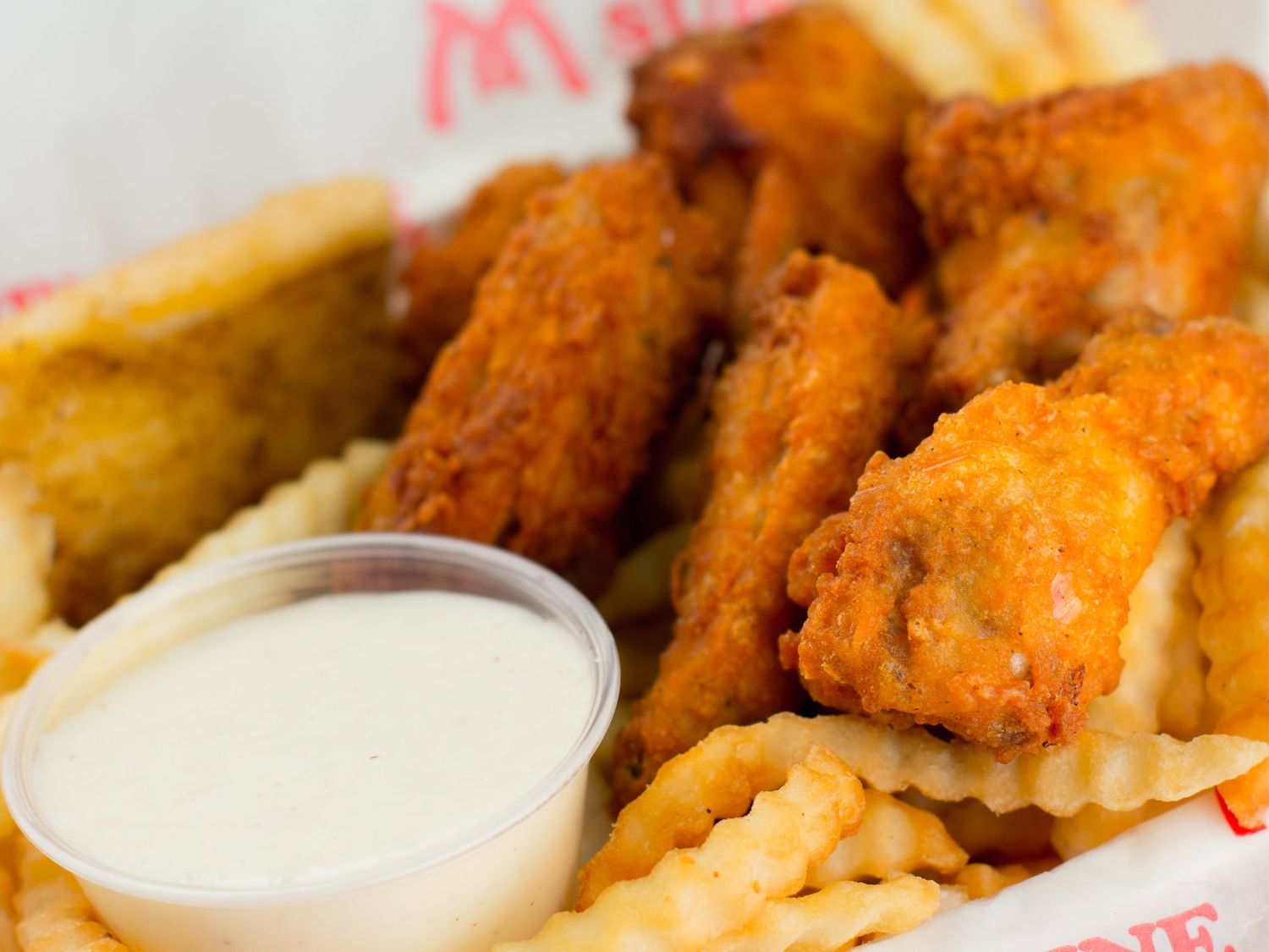 Image-12 Piece Chicken Wings With Fries