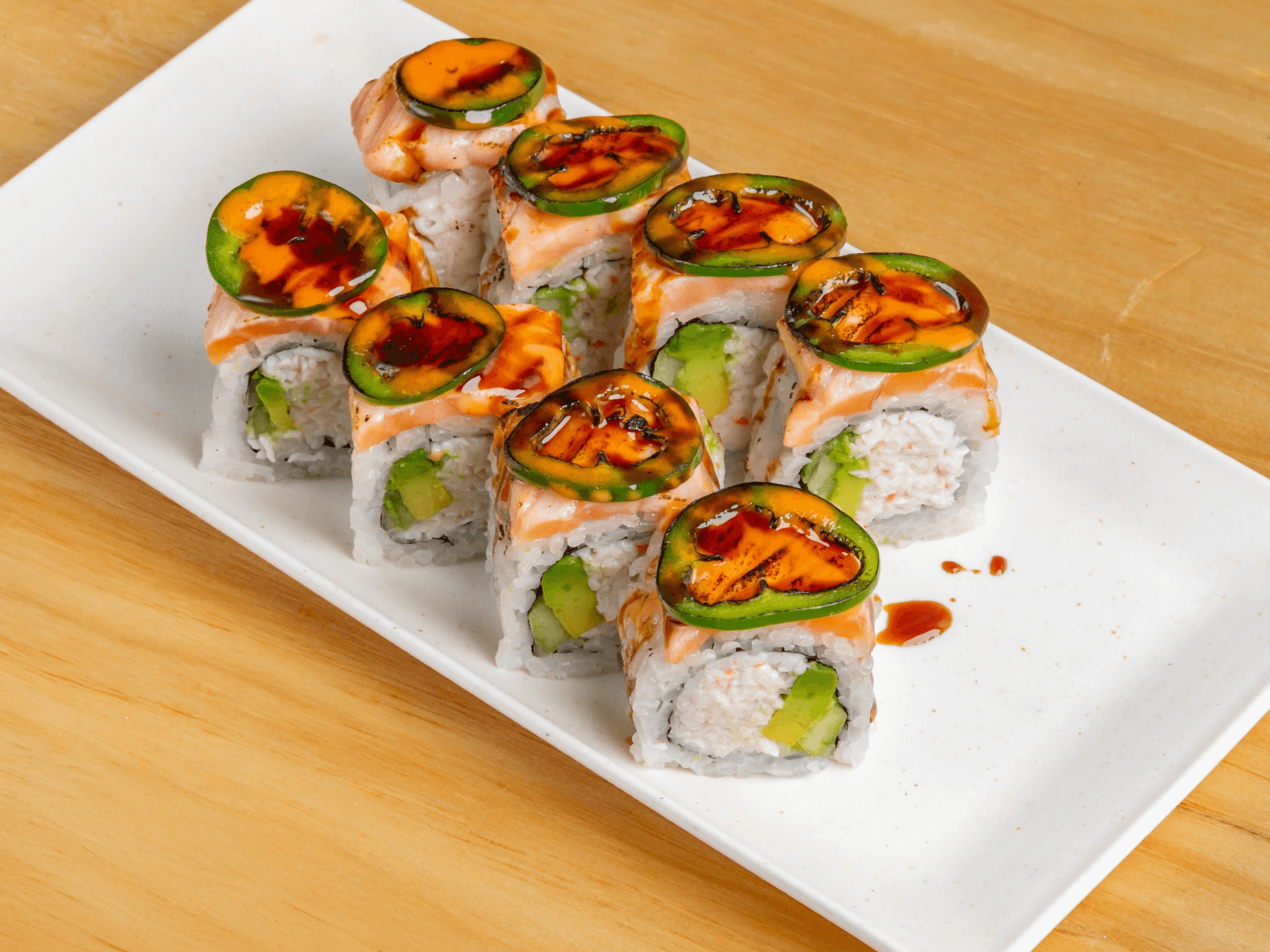 Spicy Baked Salmon.