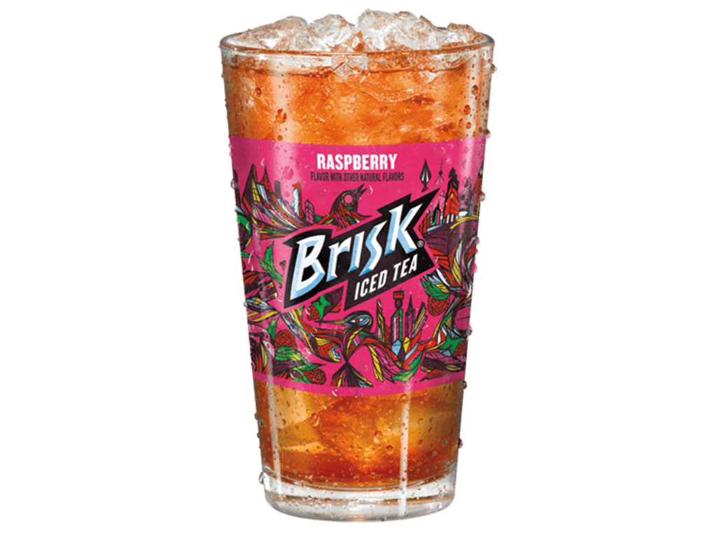 Brisk Raspberry Iced Tea.