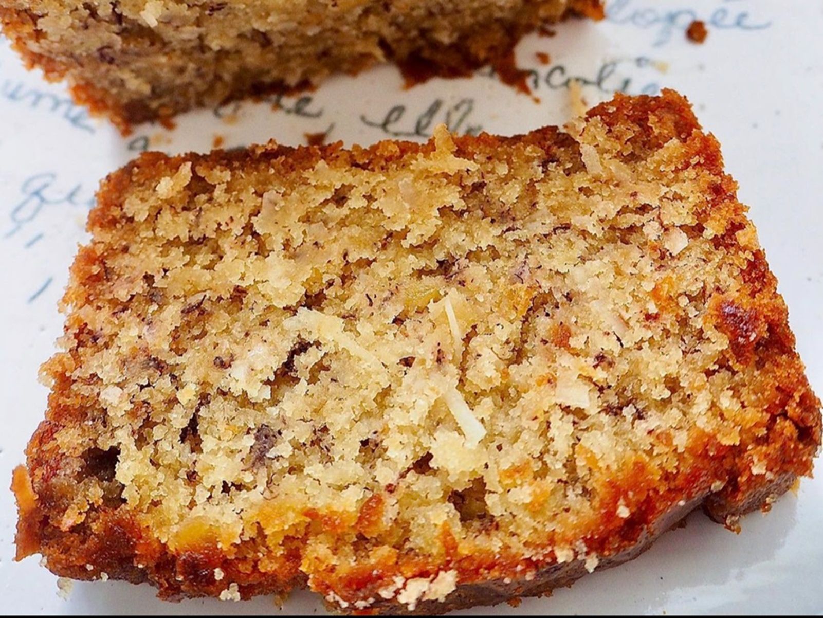 Banana Coconut Bread (Veg).
