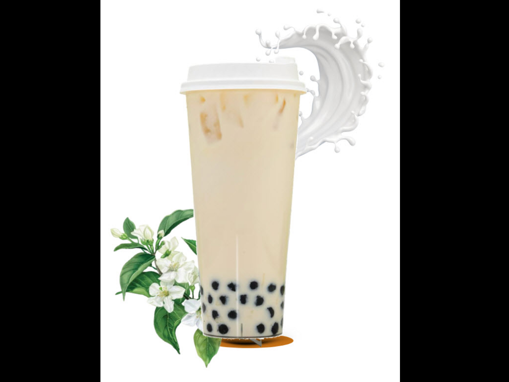 Jasmine Milk Tea.