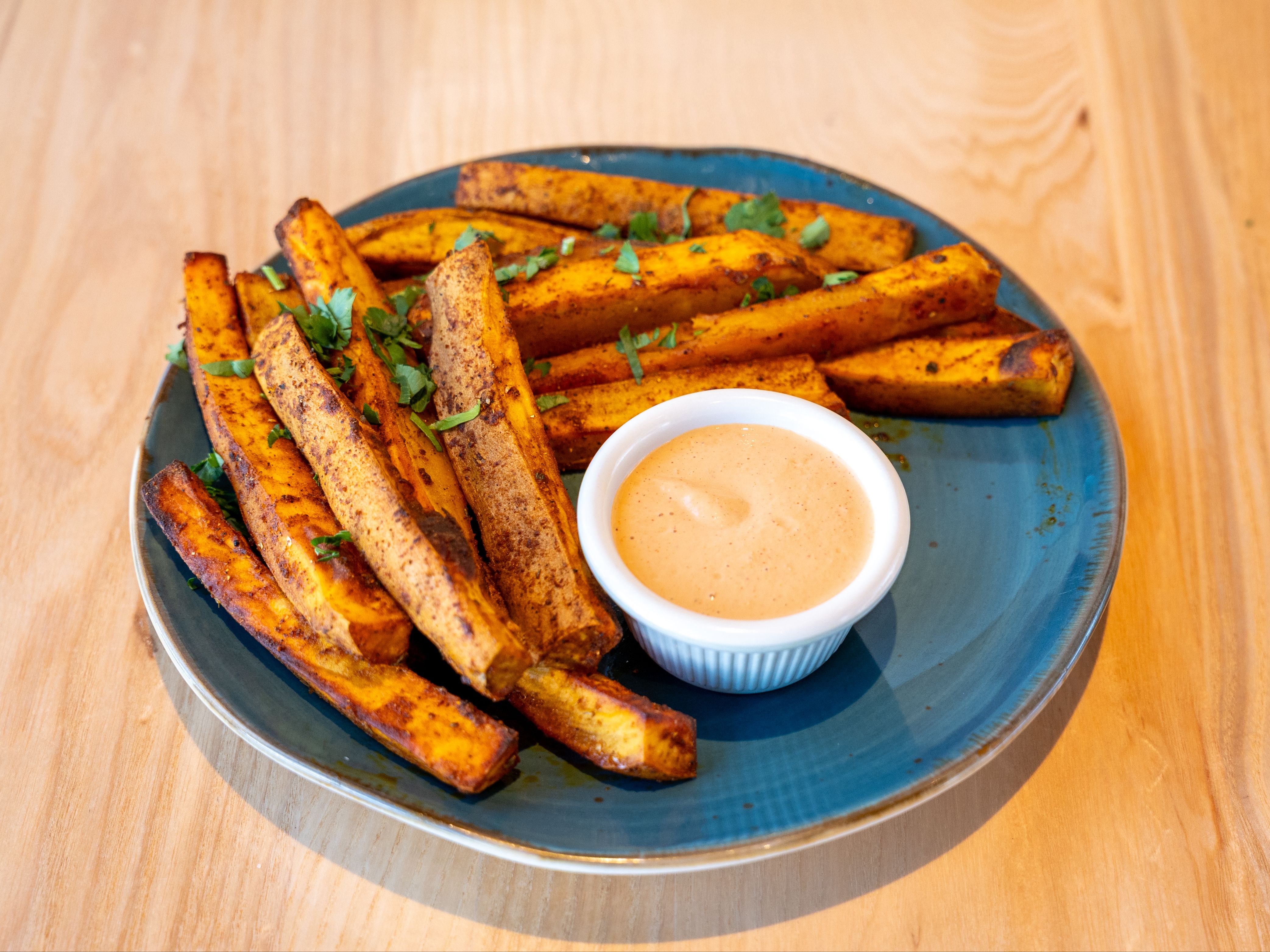 Baked Sweet Potato Fries.