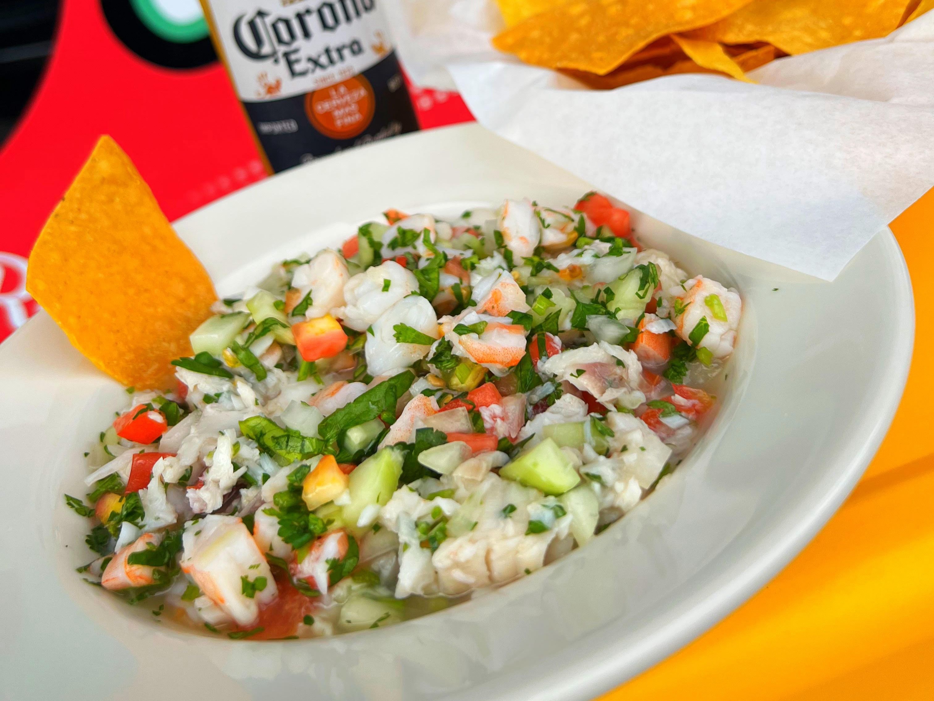 Shrimp Ceviche.