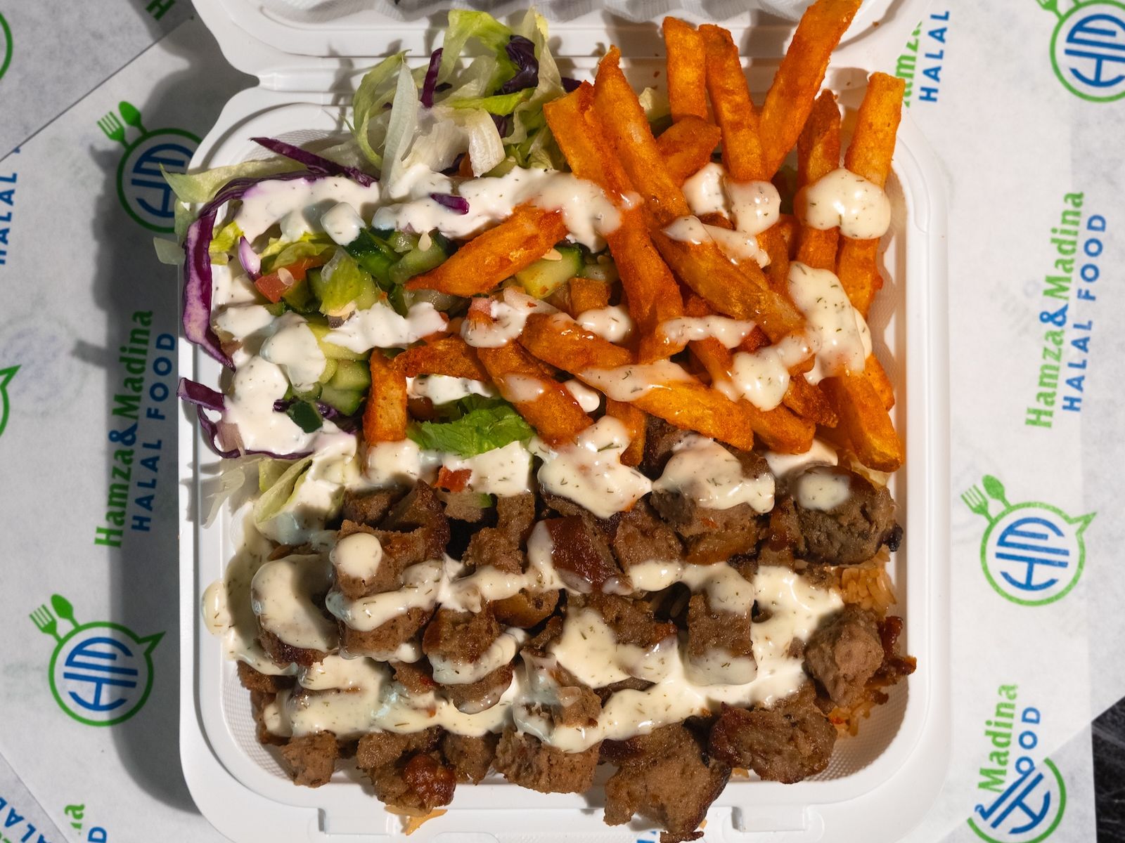 Lamb Over Rice.