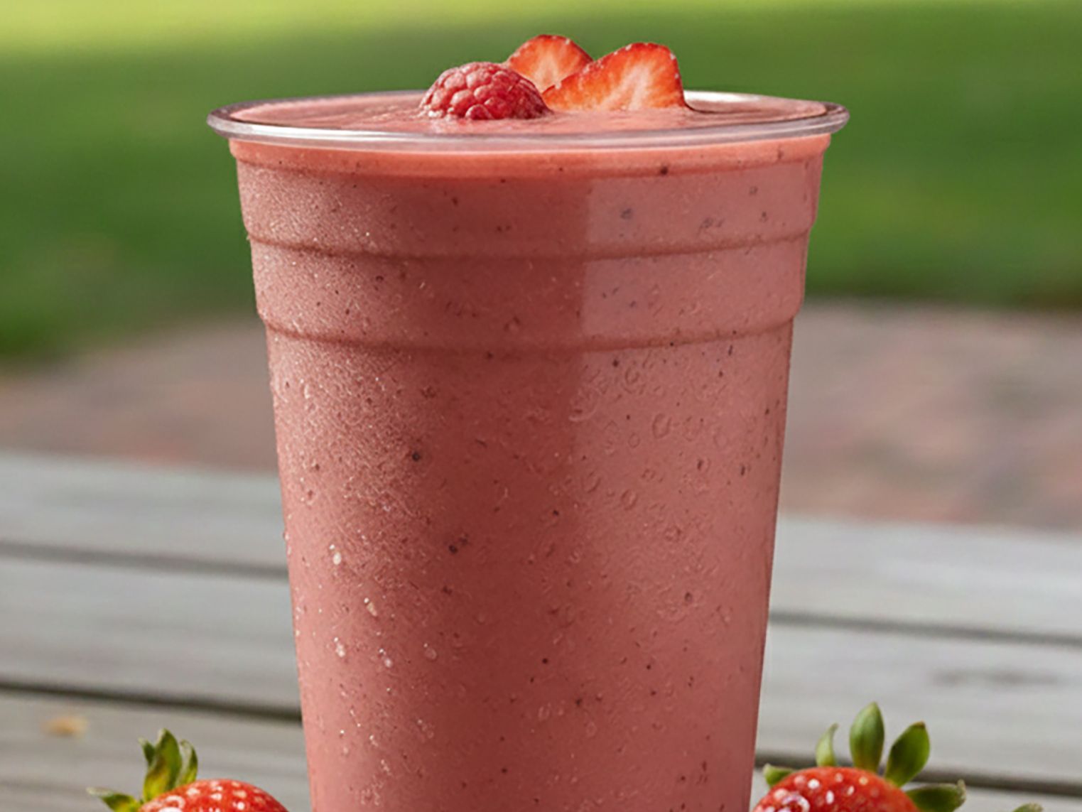 Strawberry & Banana Smoothie.