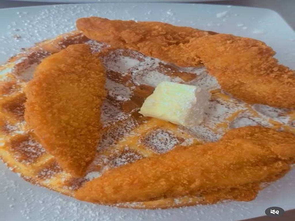 Chicken And Waffles.