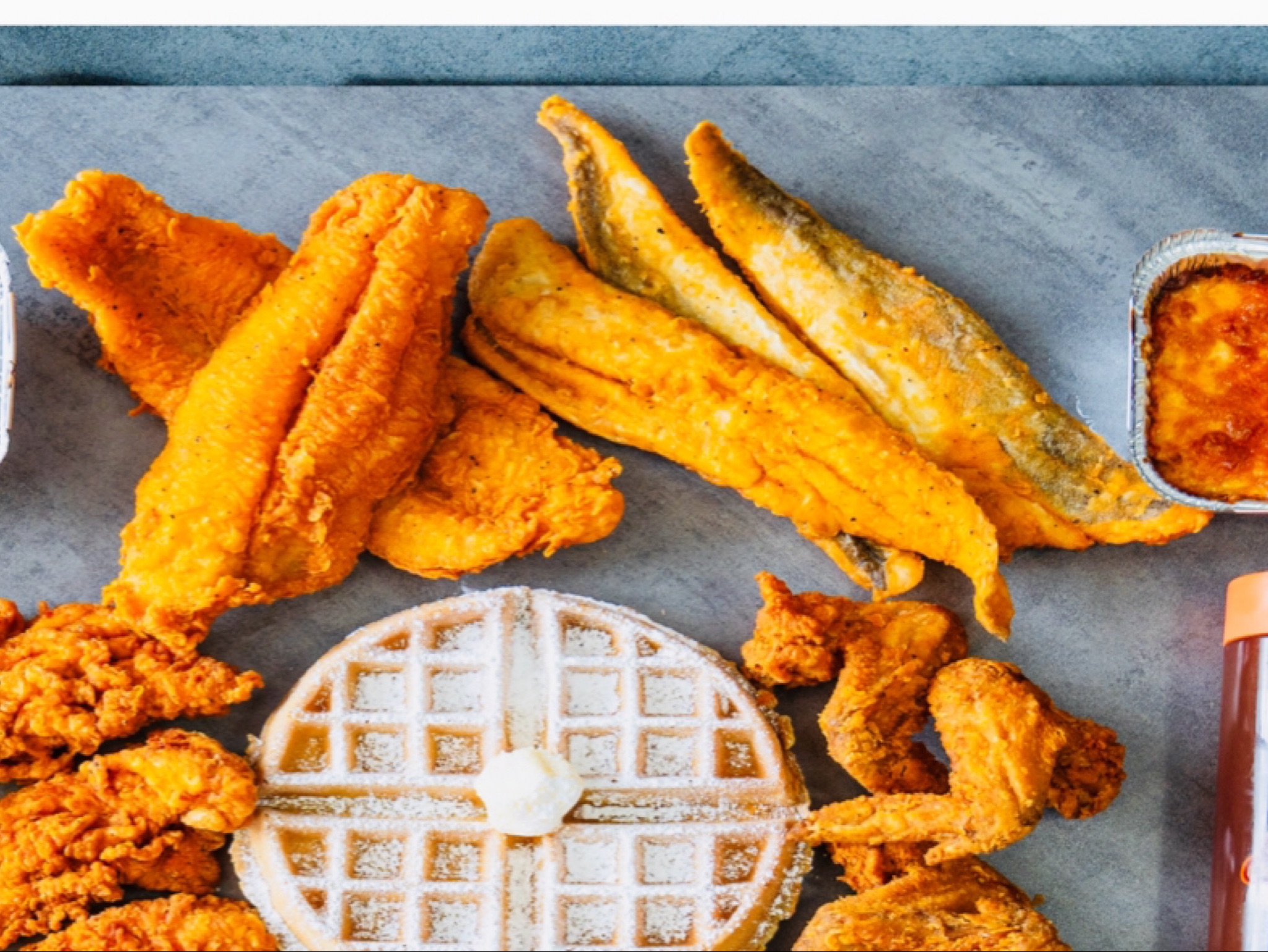 8 Catfish & 2 Sides.