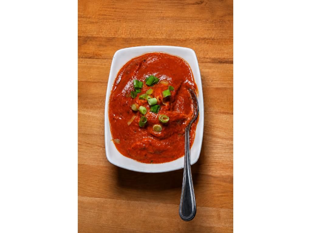 Sizzling Butter Chicken Samosa.