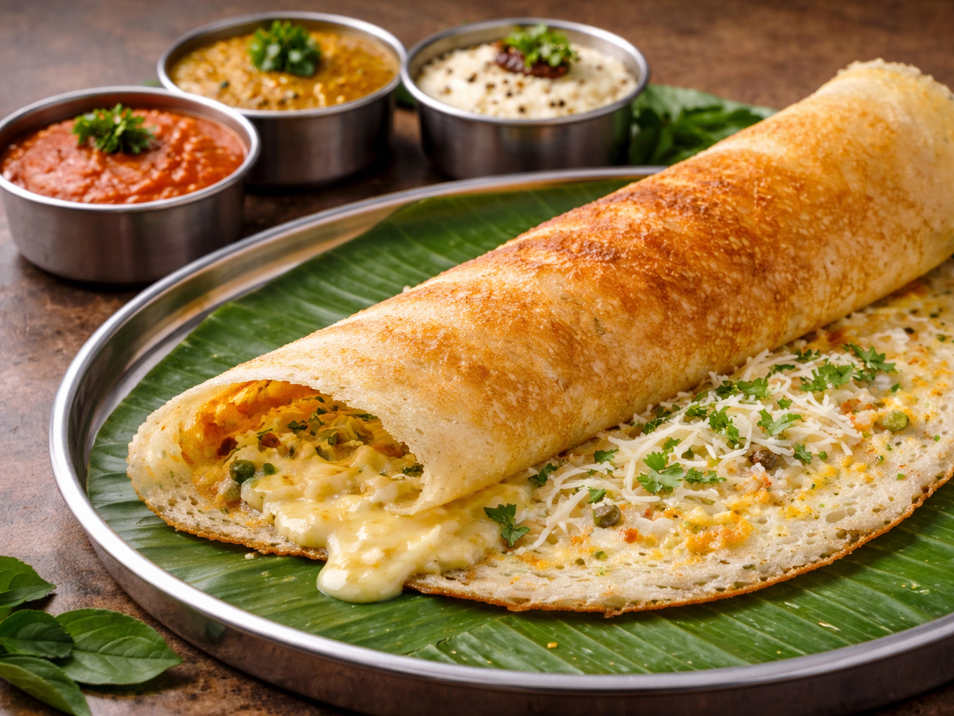 Cheese Dosa.