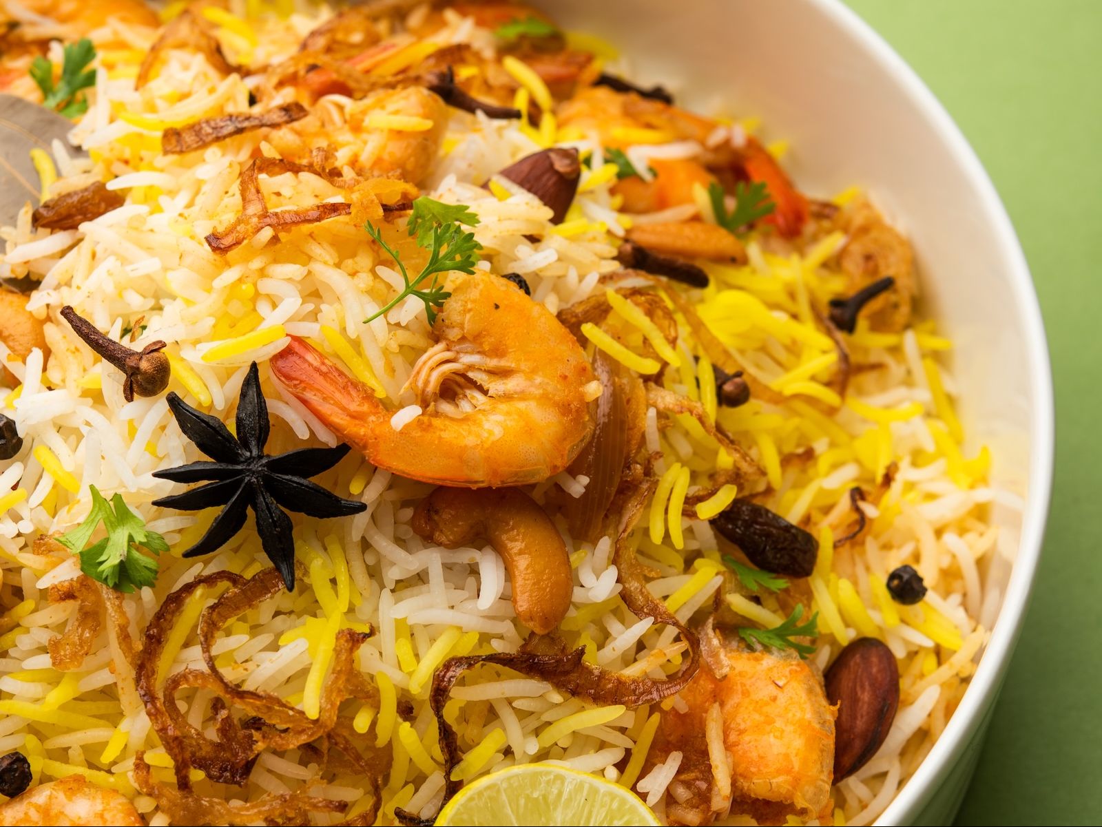 Shrimp Biryani Family Pack.