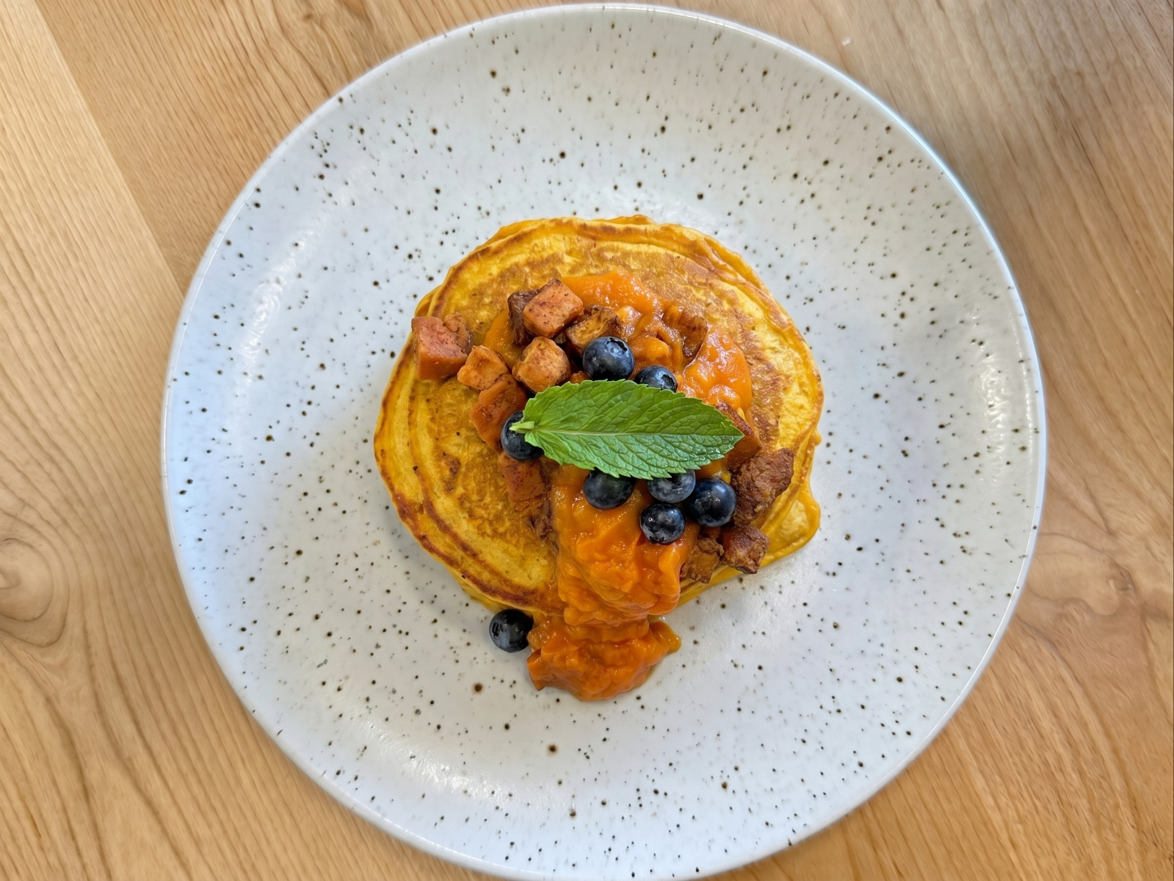 Sweet Potato Pancakes.