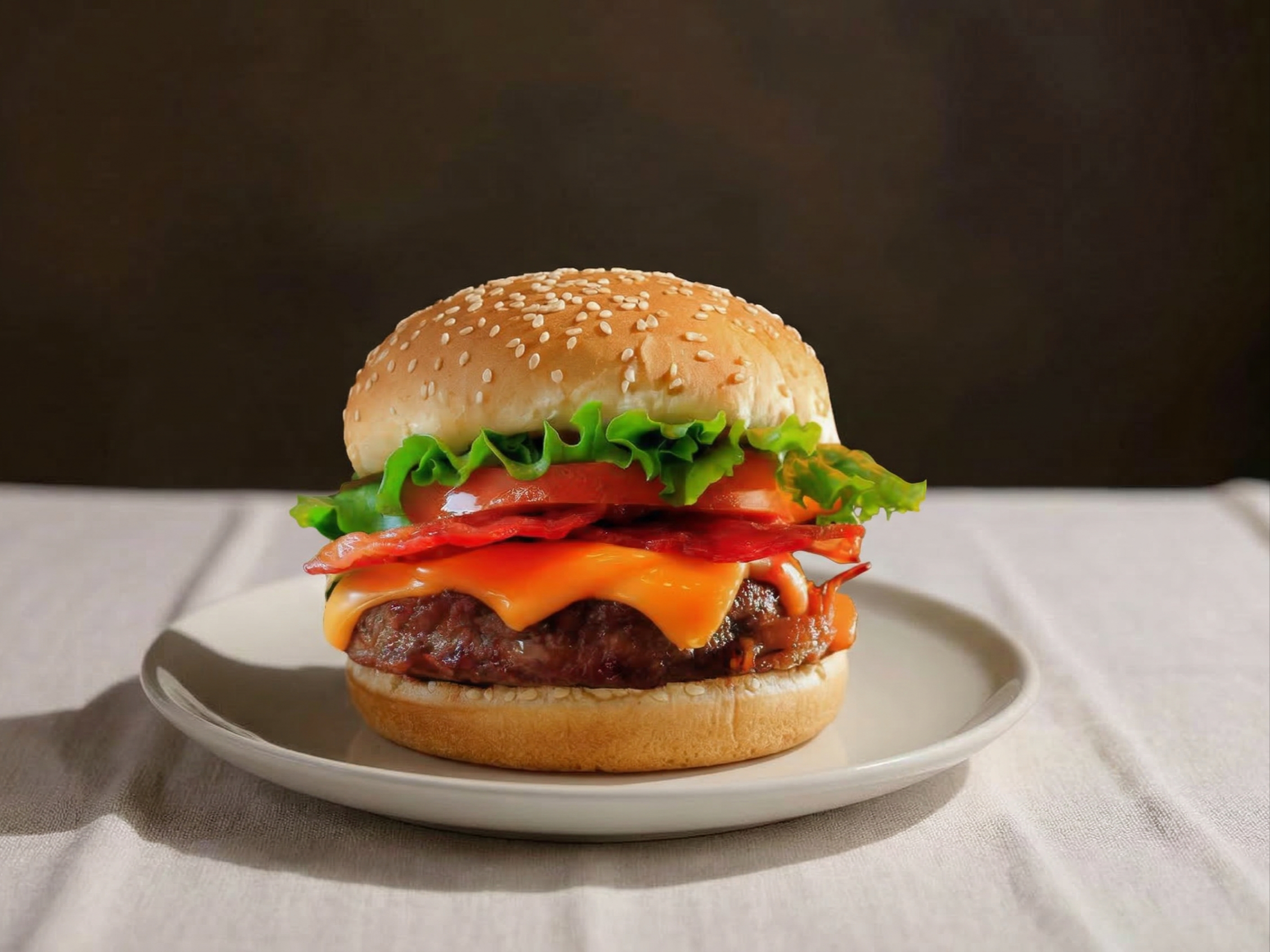 Bacon Cheese Burger.