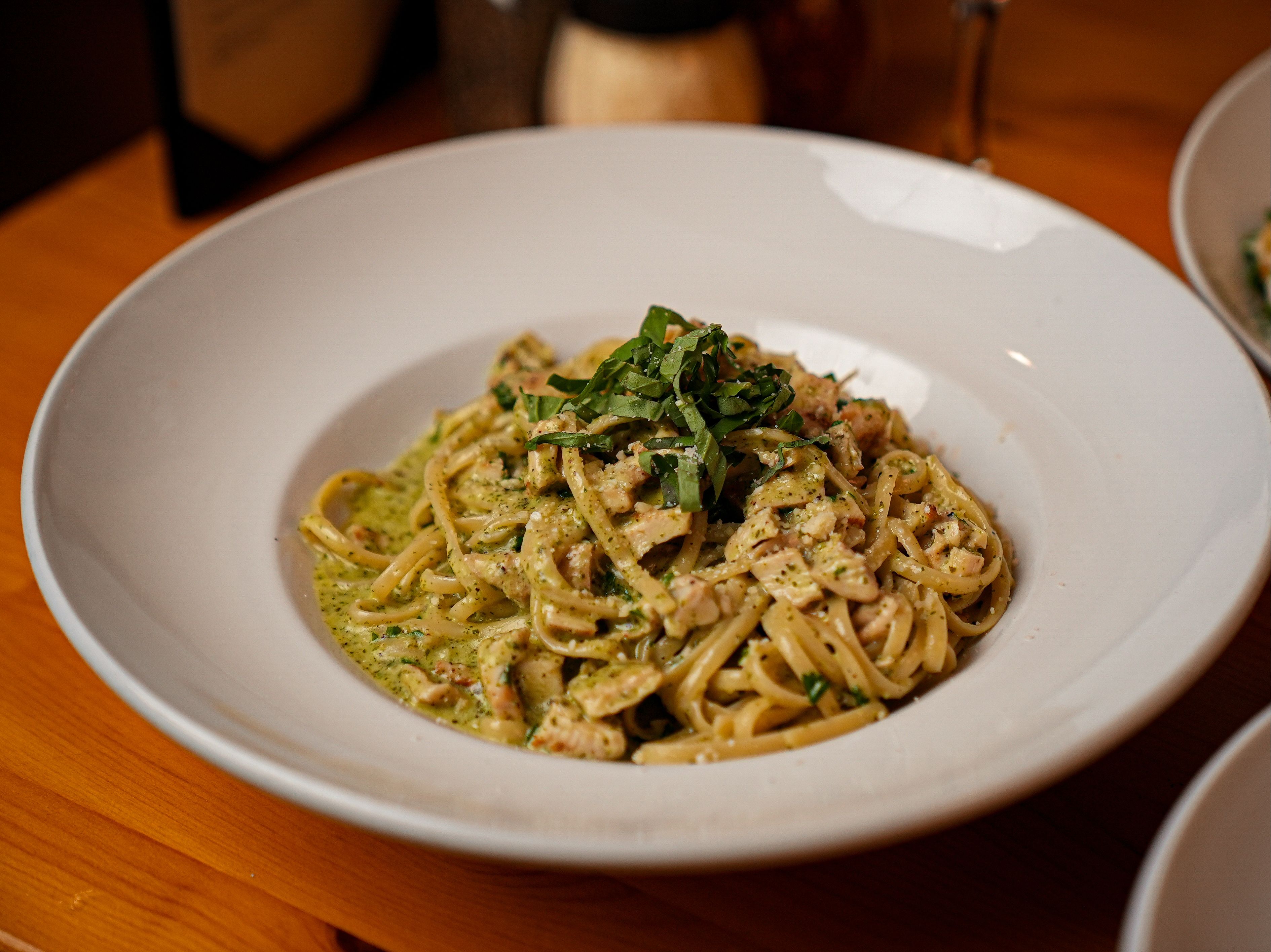 Linguini Al Pesto.