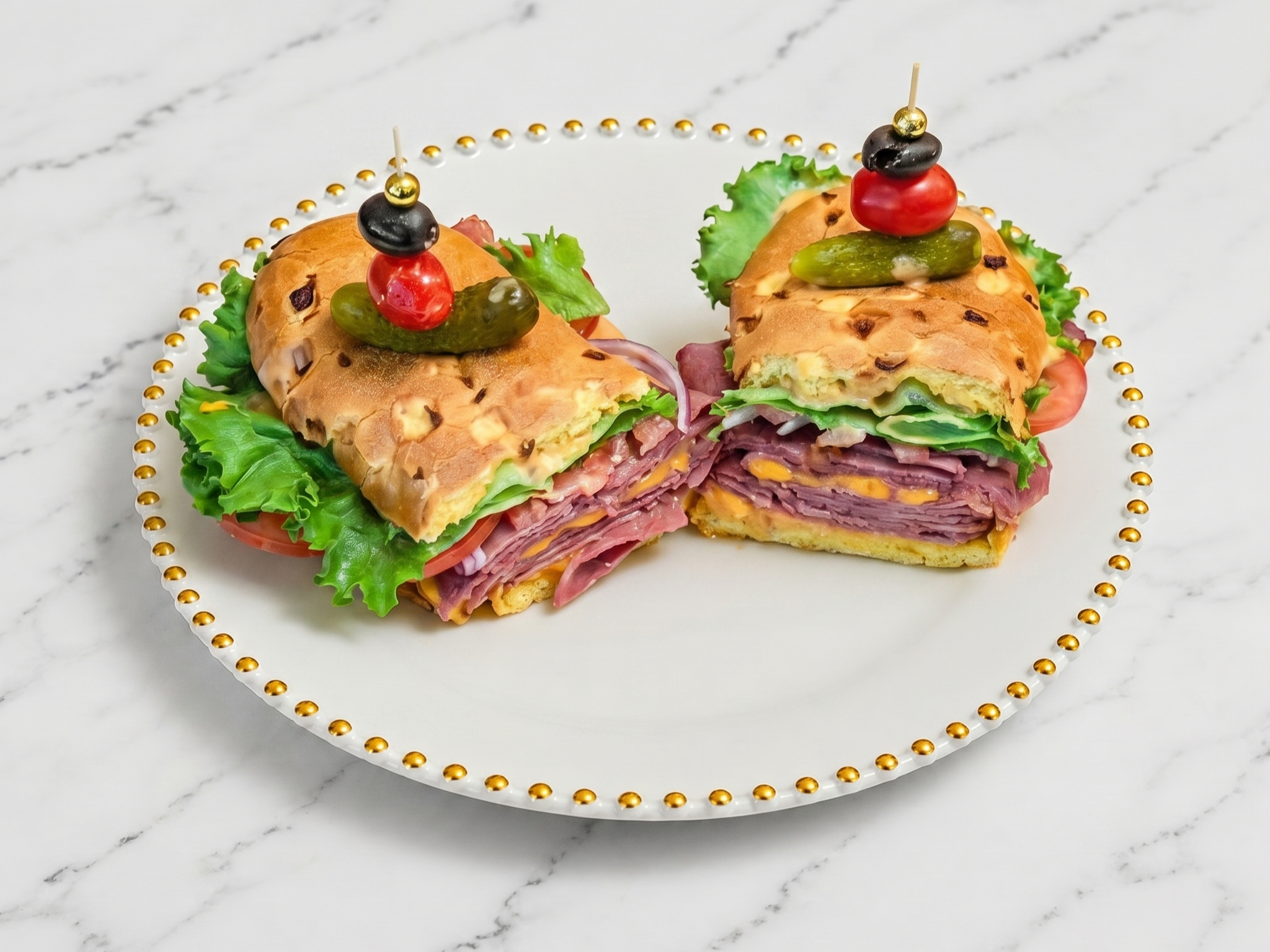 The Classic Stack Sandwich.