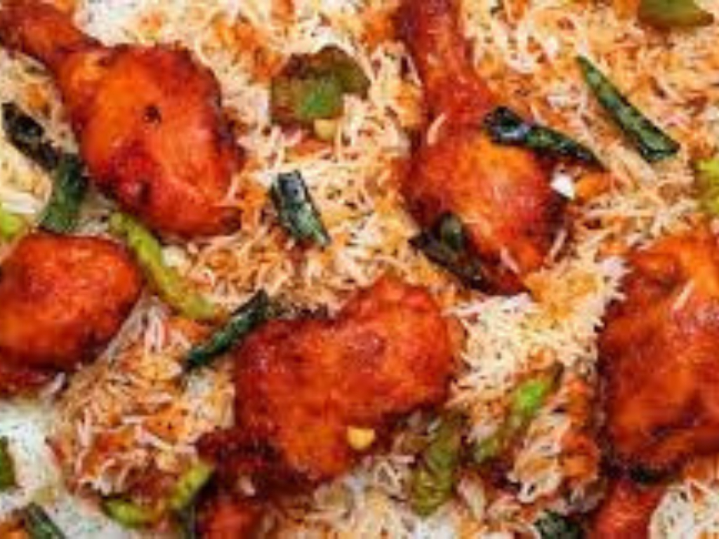 Family Pack Chicken 65 Biryani.