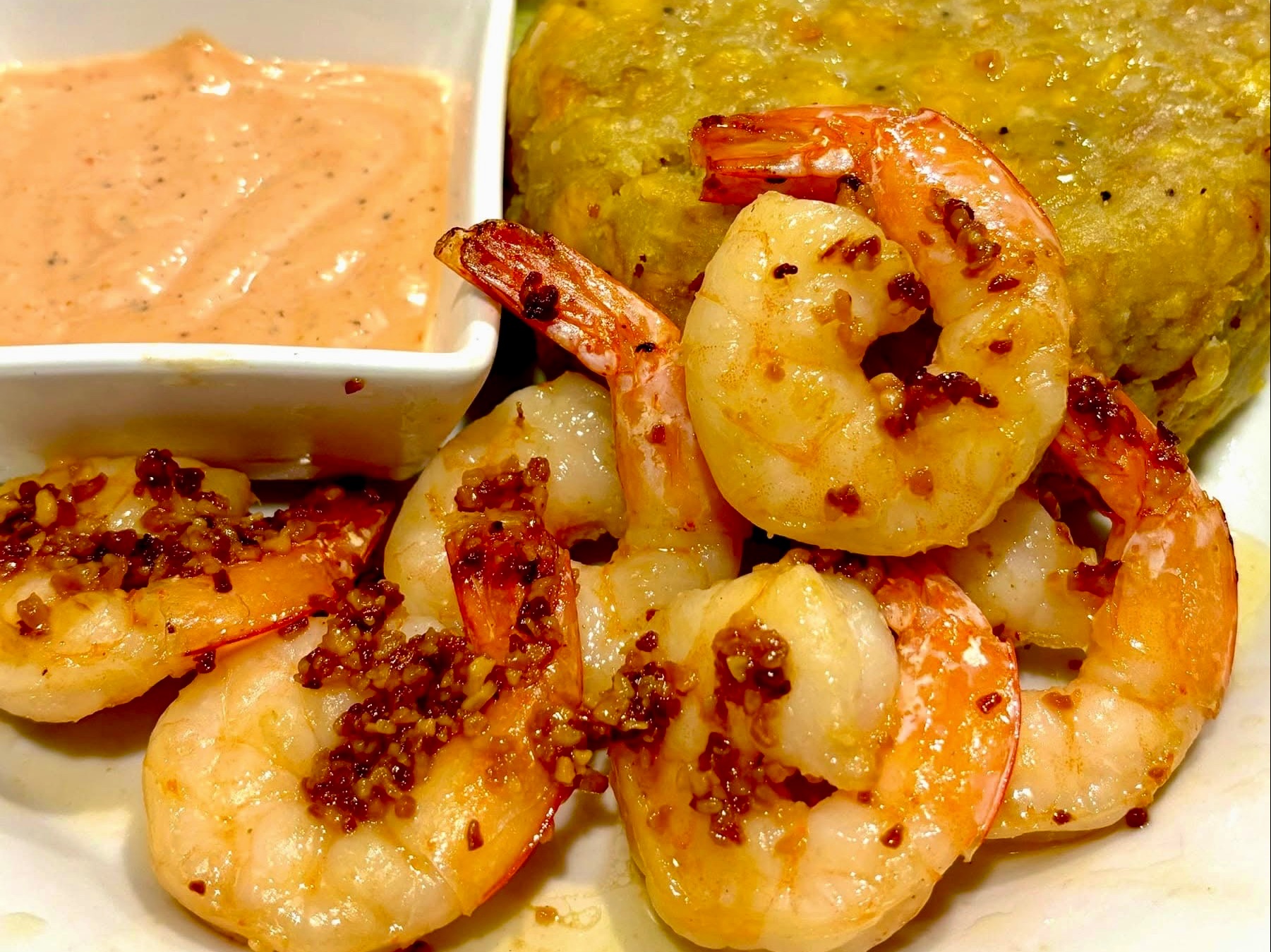 Mofongo + Mofo Shrimp