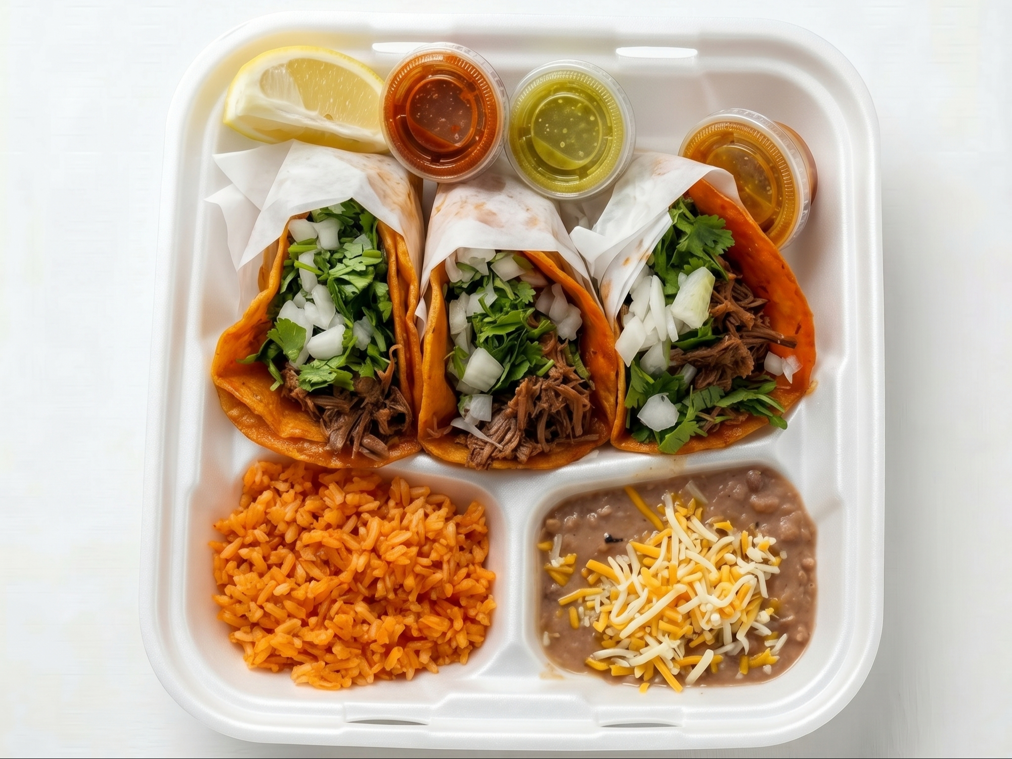 (4) Taco Plate Combo