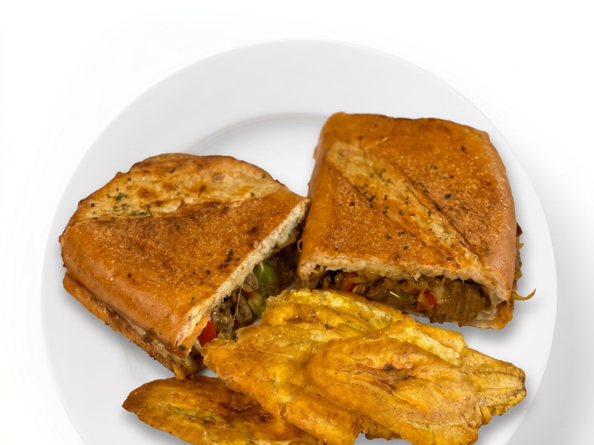 Sàndwich de Bistec/Steak Sandwich.