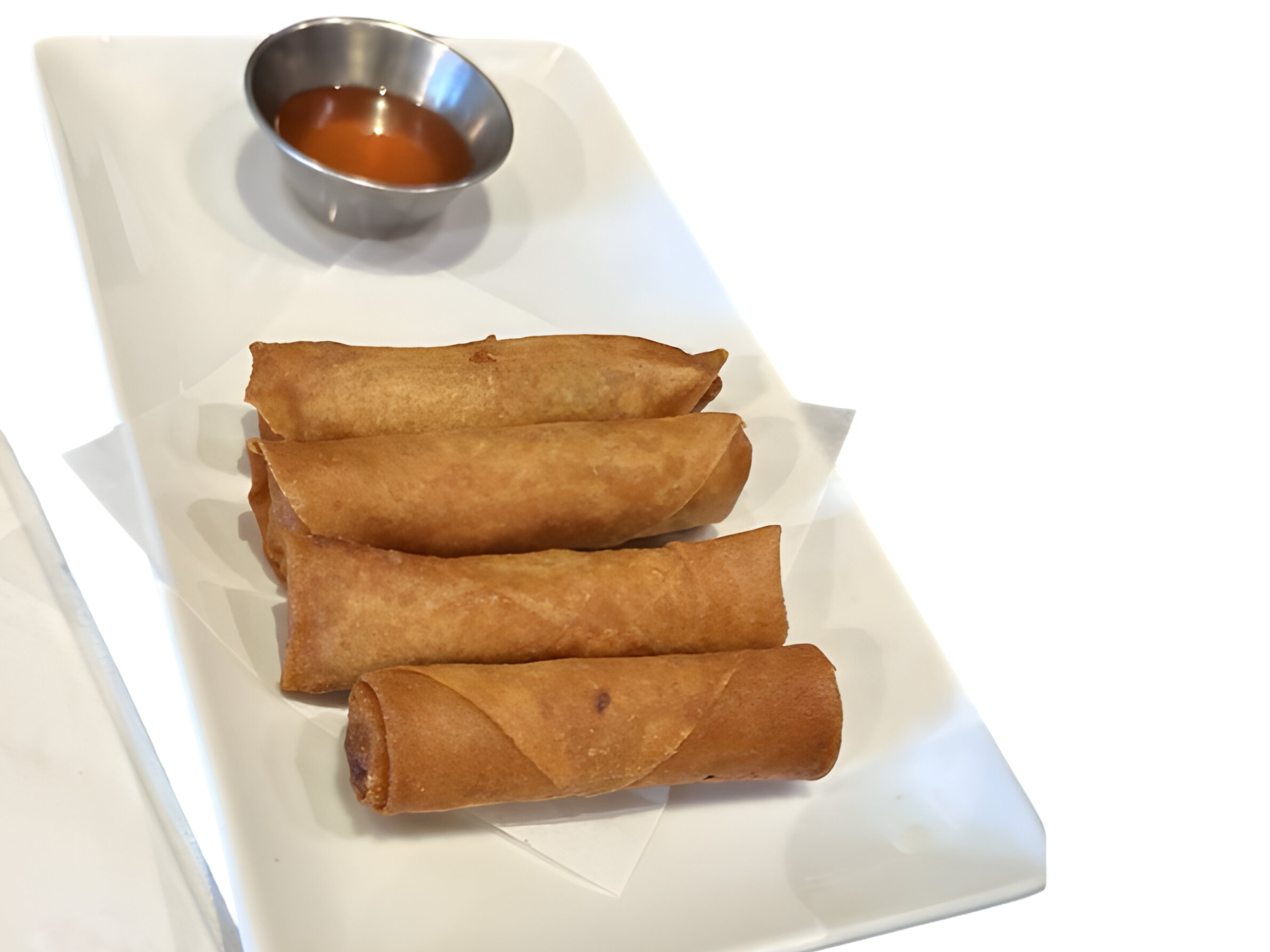 Fried Chicken Spring Rolls.