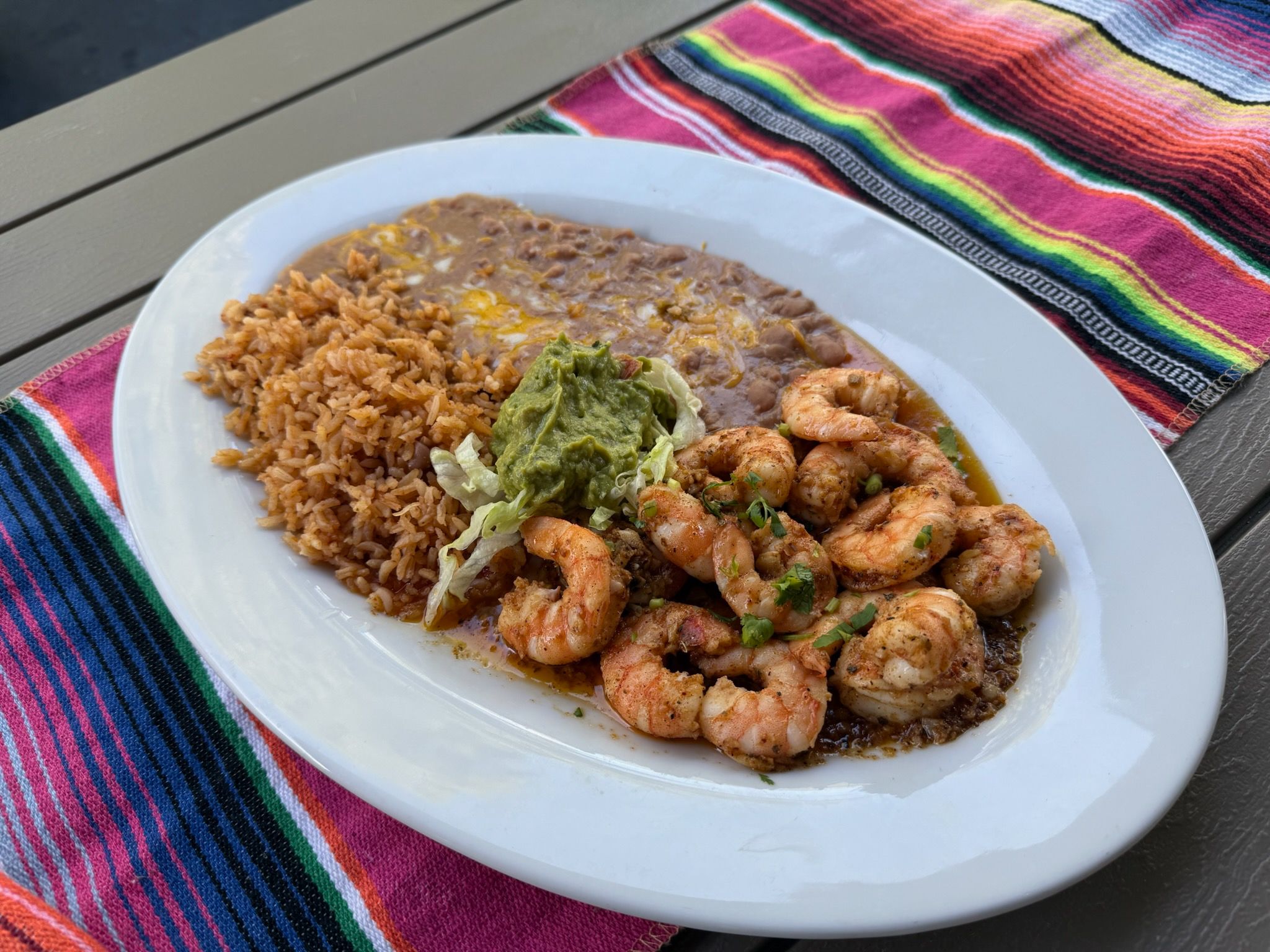 Camarones Al Mojo De Ajo (Mexican Garlic Shrimp).