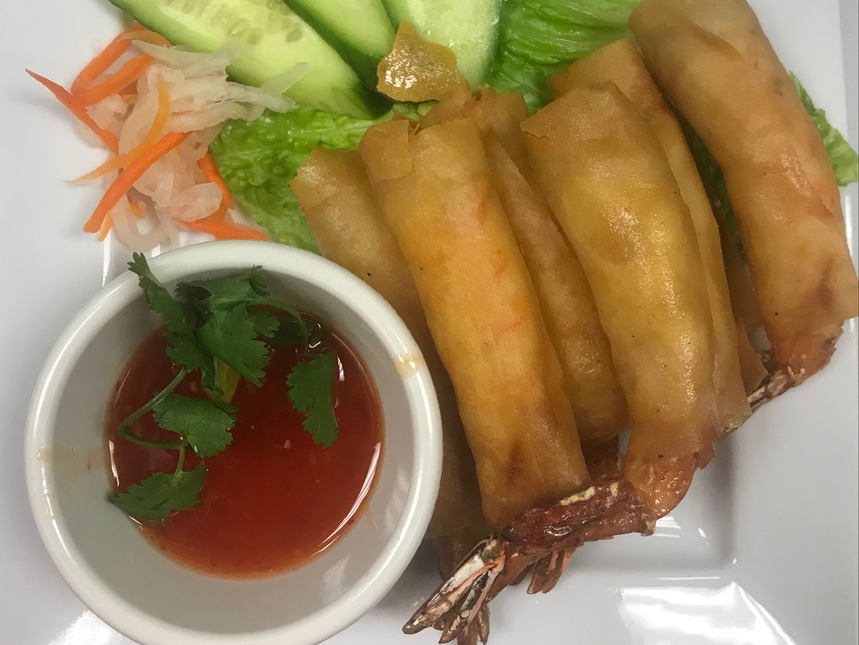 A4. Fried Shrimp Rolls.
