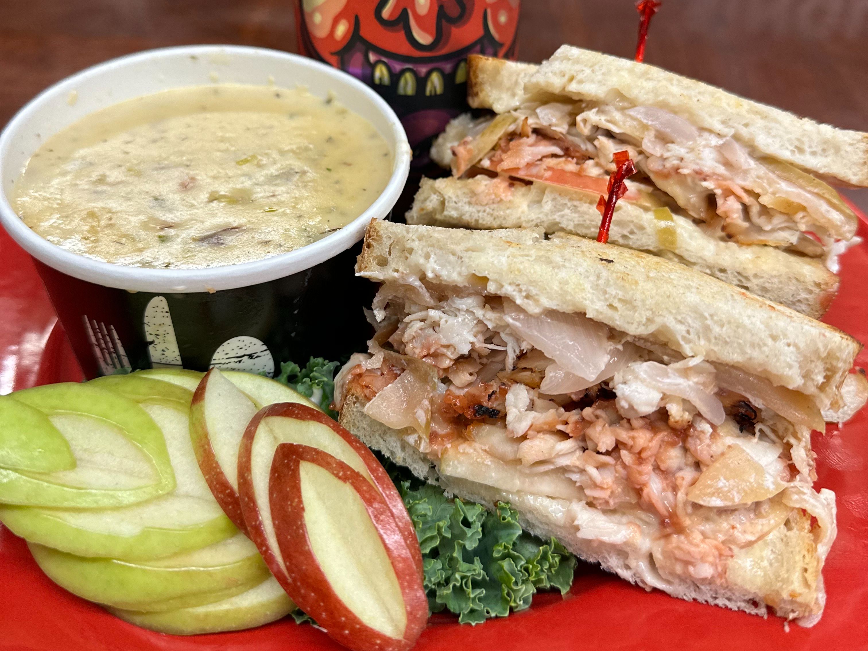 Sandwich Special - Turkey & Brie Stack.
