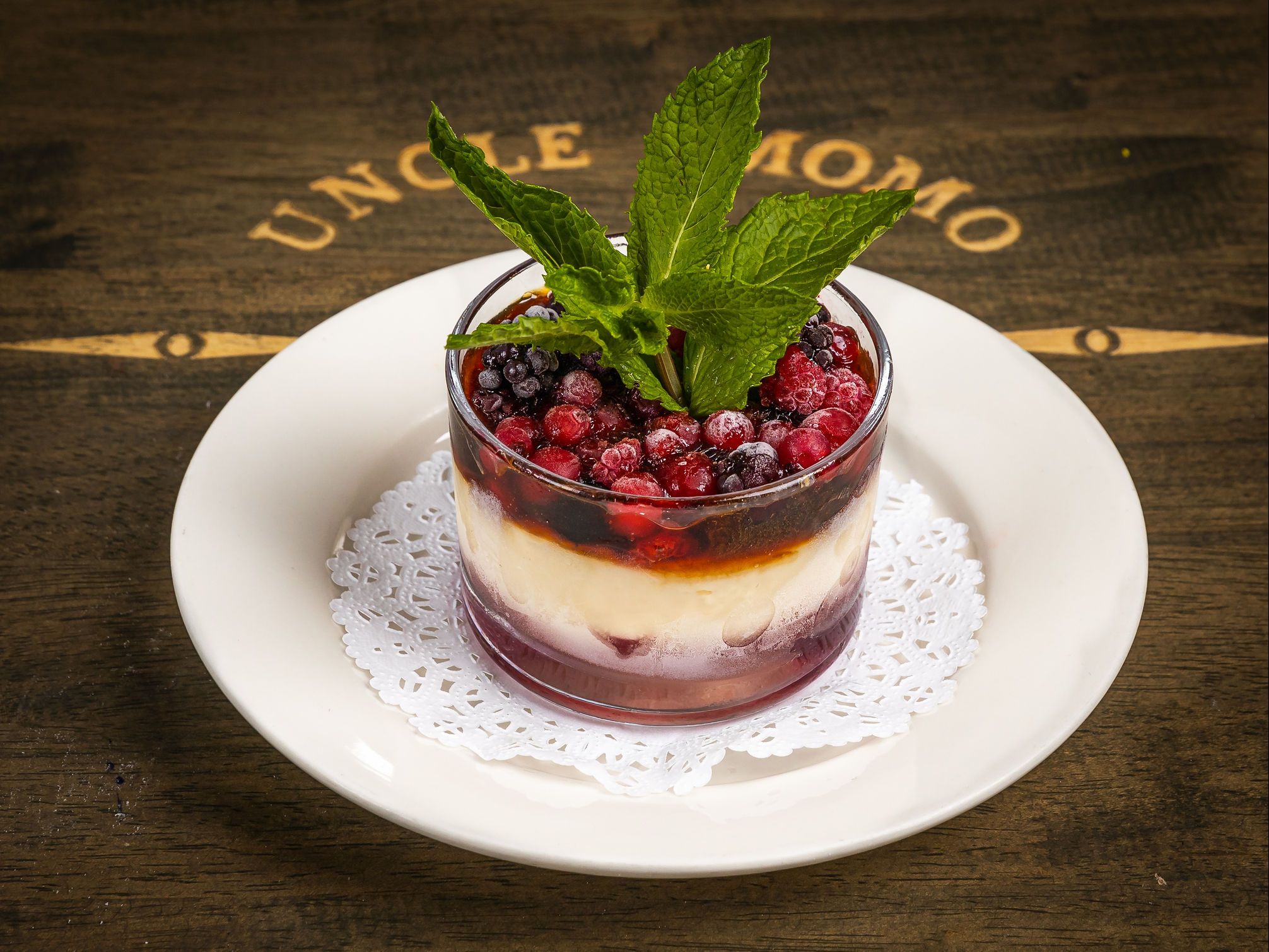 Creme Brulee with Berries.