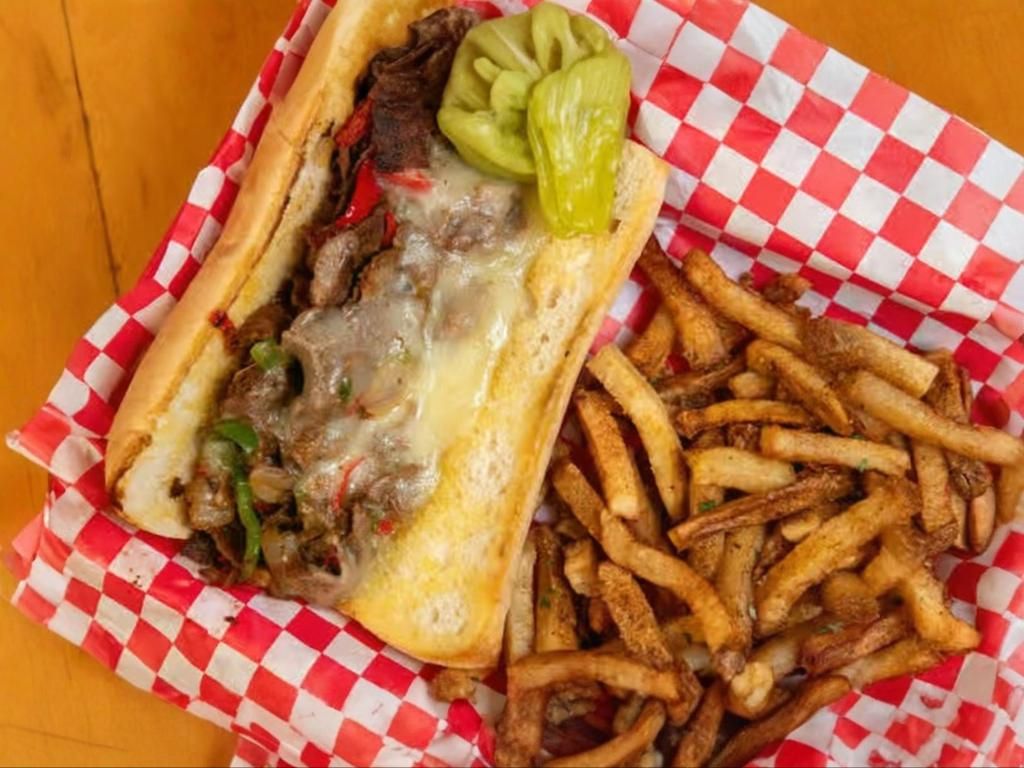 Philly Cheese Sandwich.