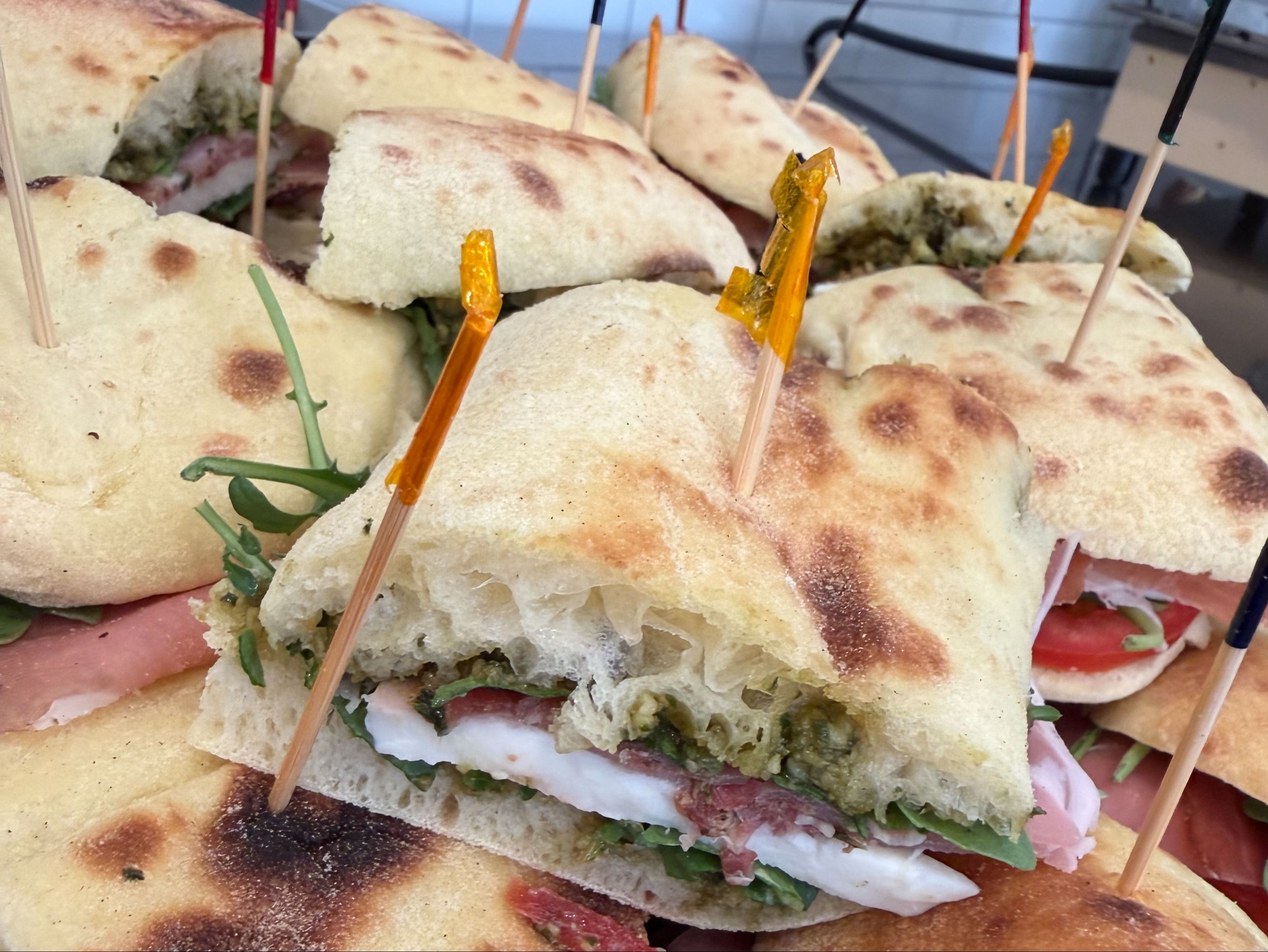 Prosciutto & Pesto Ciabatta Platter.