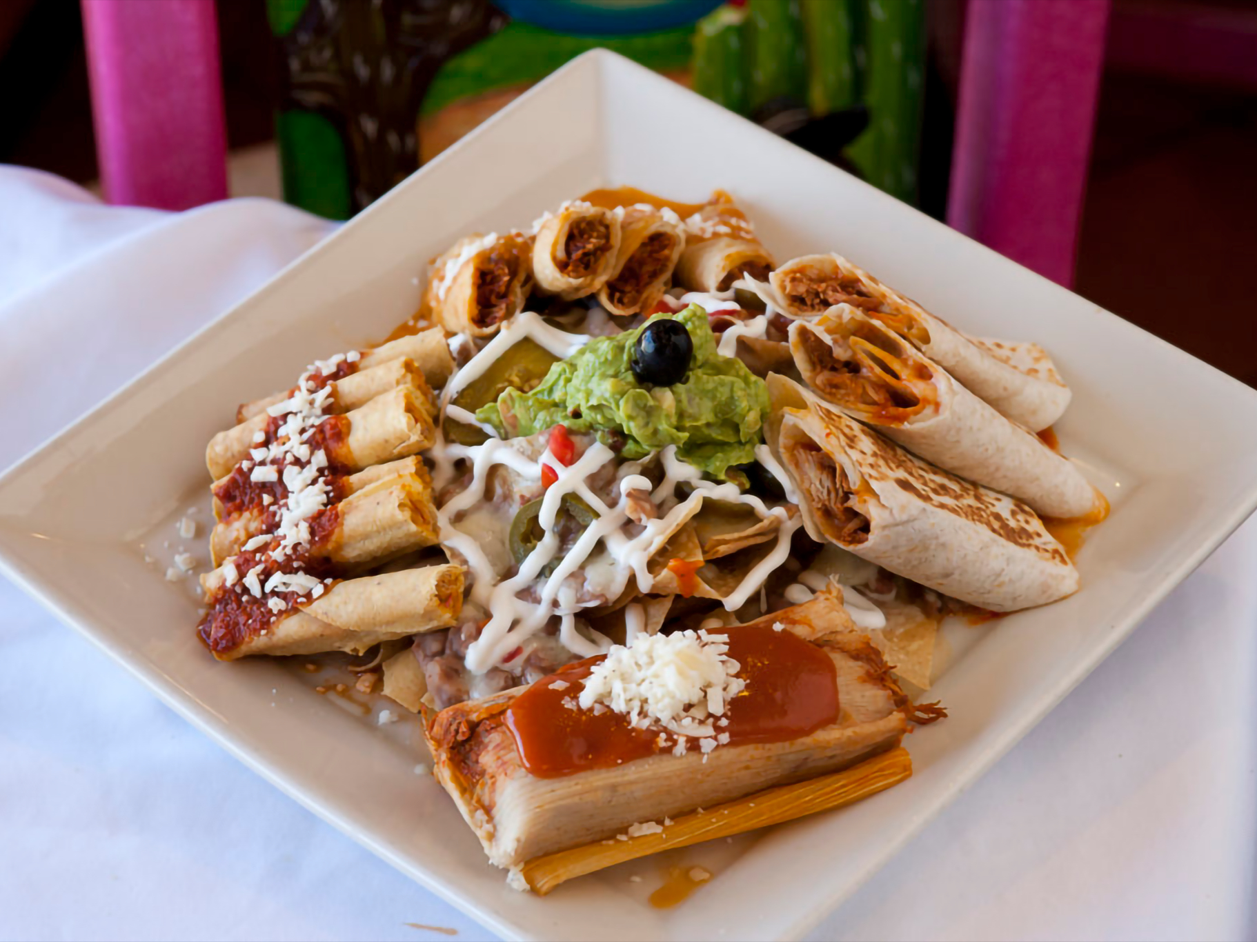 El Coronel's Sampler Plate.