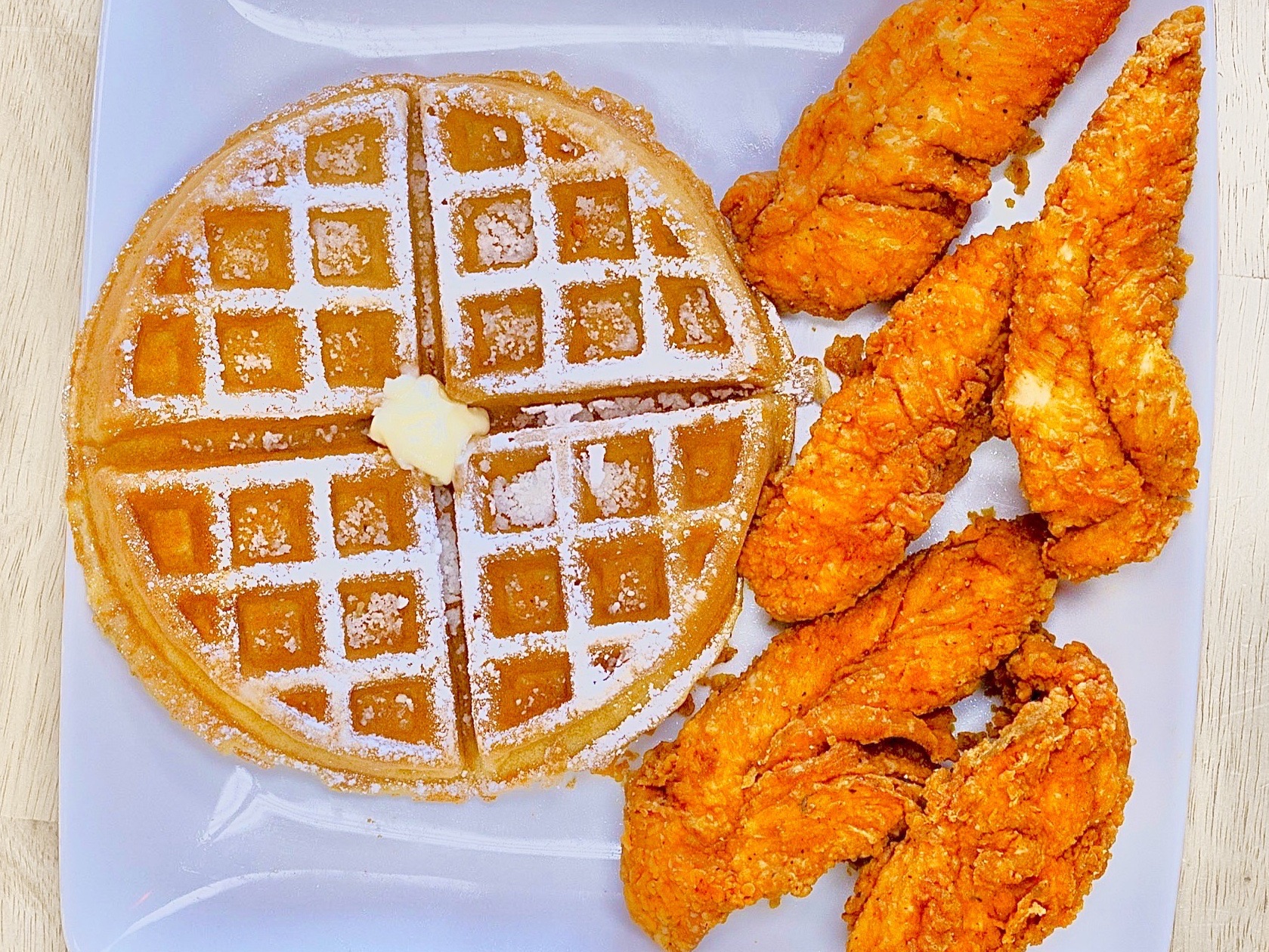 15 Tenders & 3 Waffles.