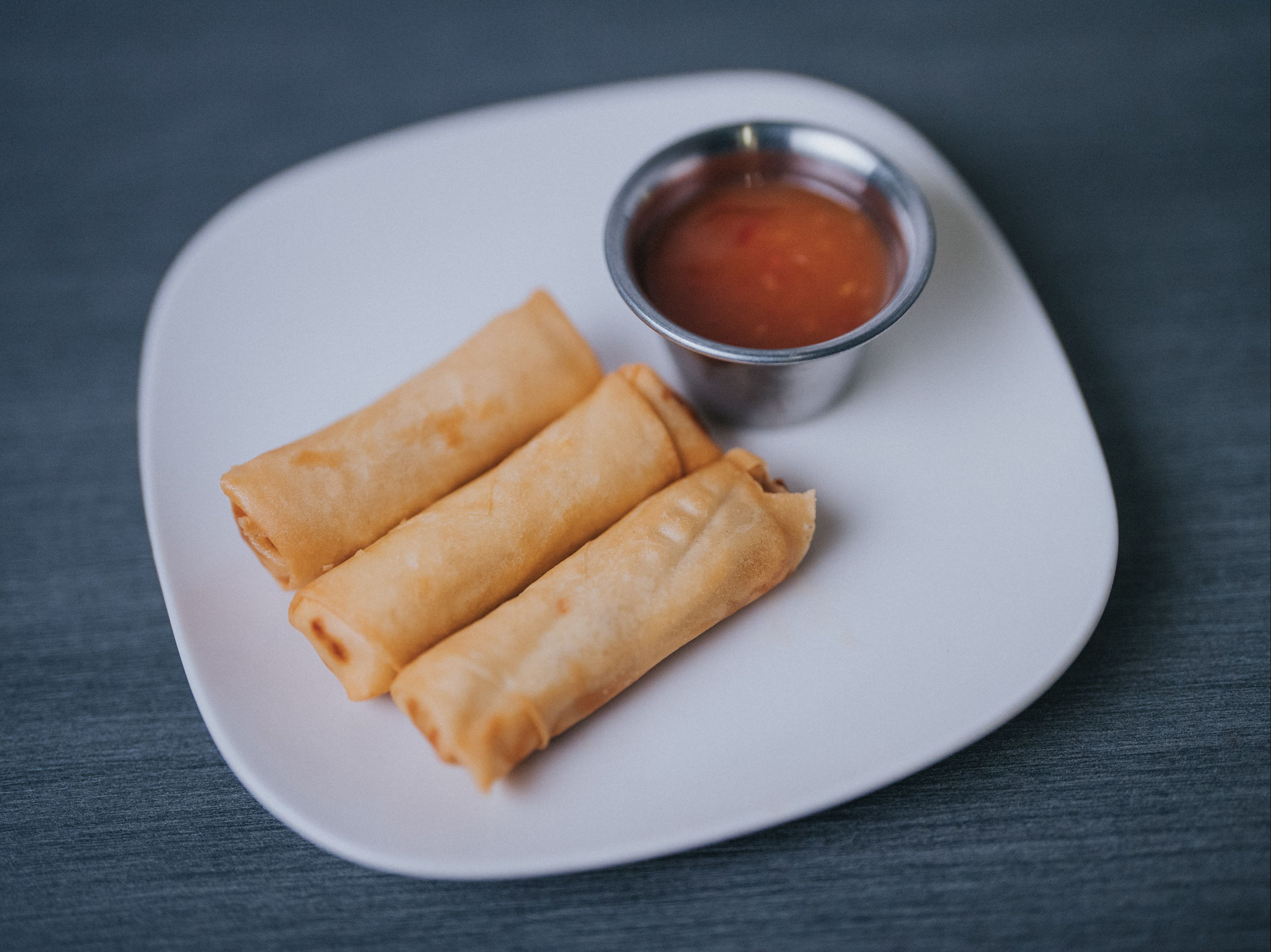 A4. Fried Vegetable Egg Rolls.