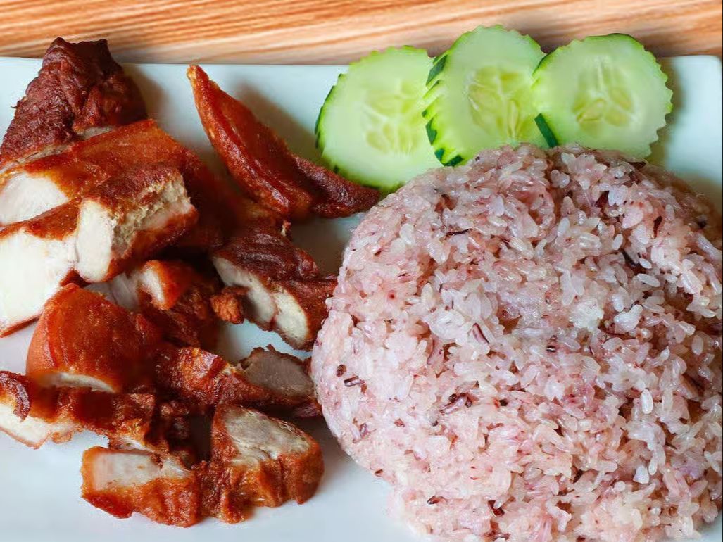 Pork Belly W\ Sticky Rice.