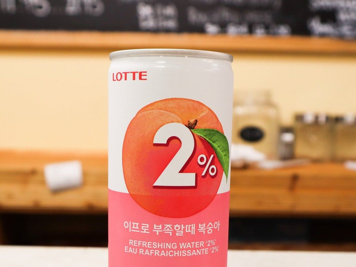 2% Peach Water.