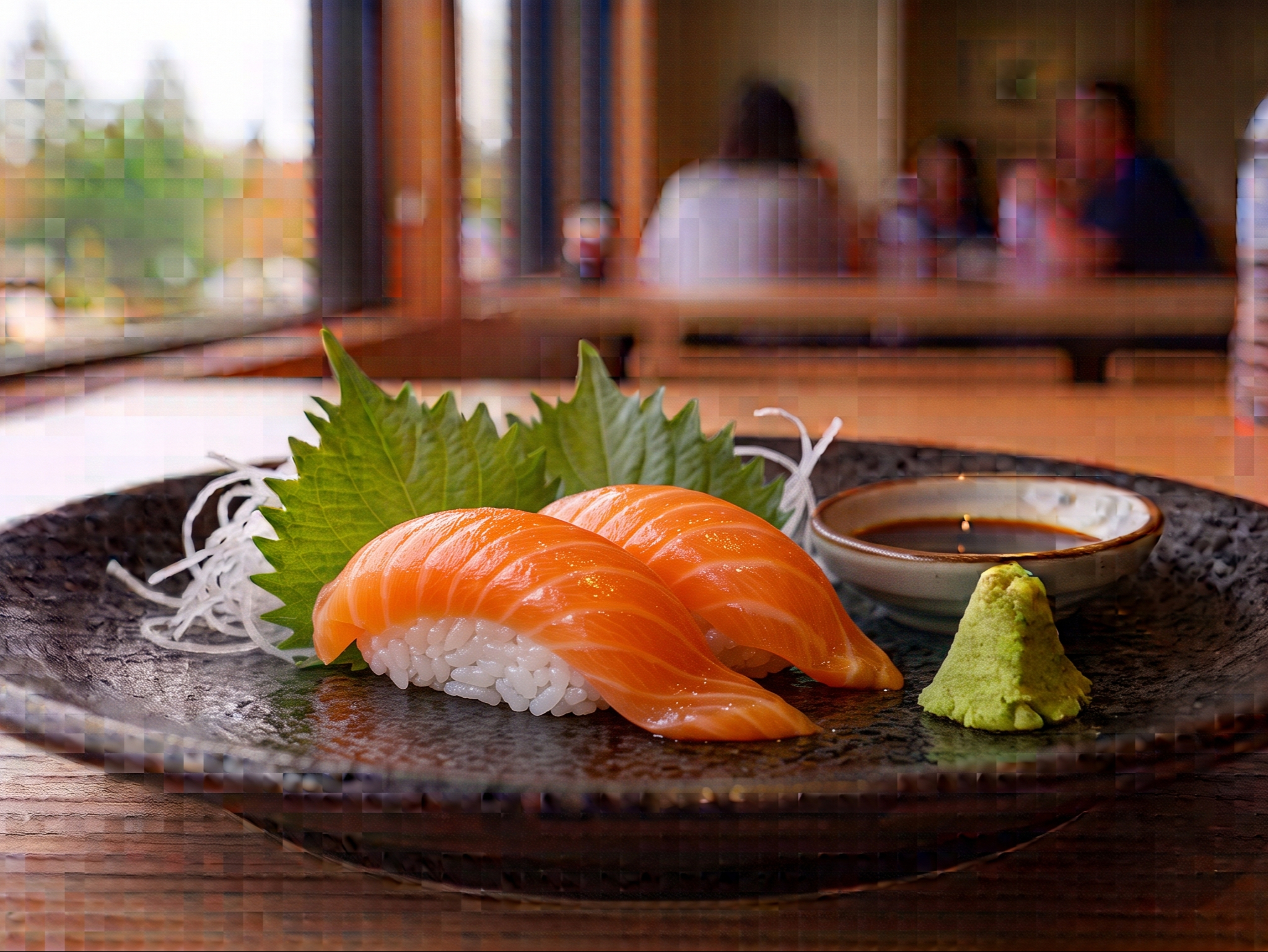 Salmon Sushi 2pc.